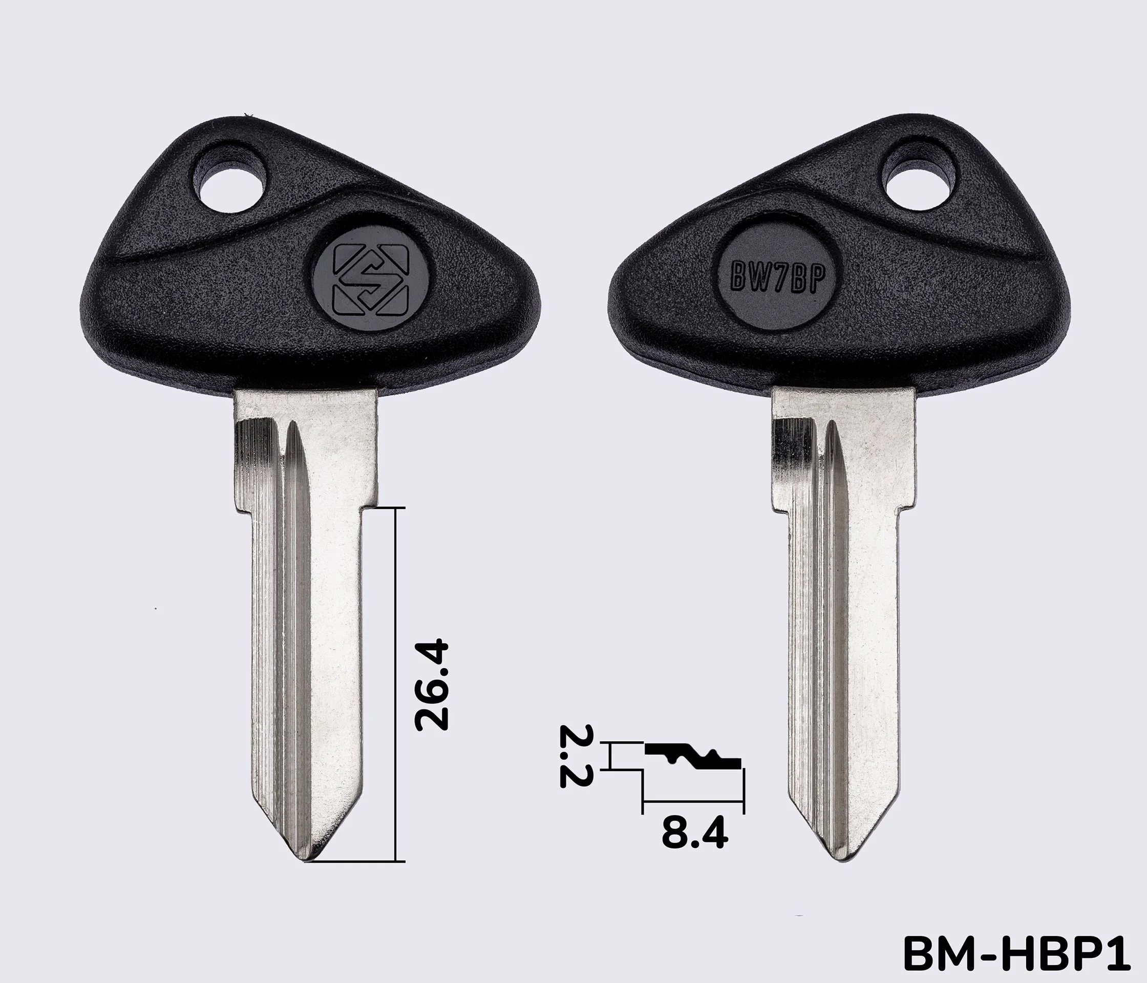BW7BP Silca заготовка автомобильного ключа