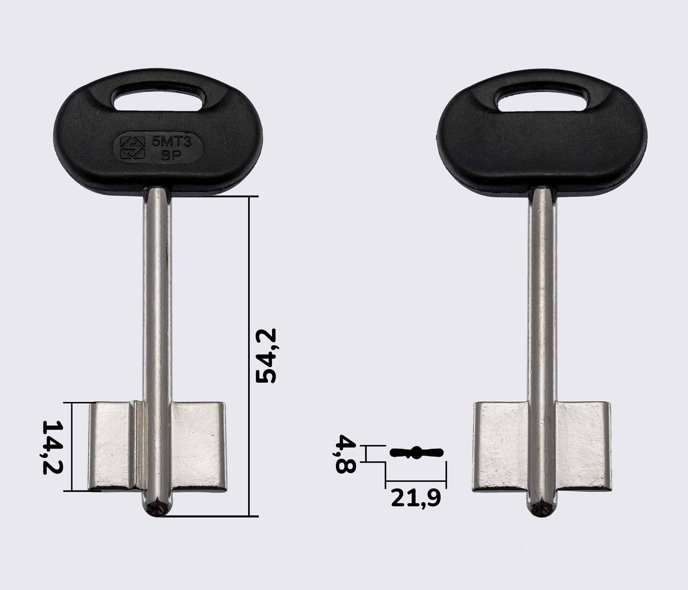 5MT3BP Silca заготовка ключа бородкова