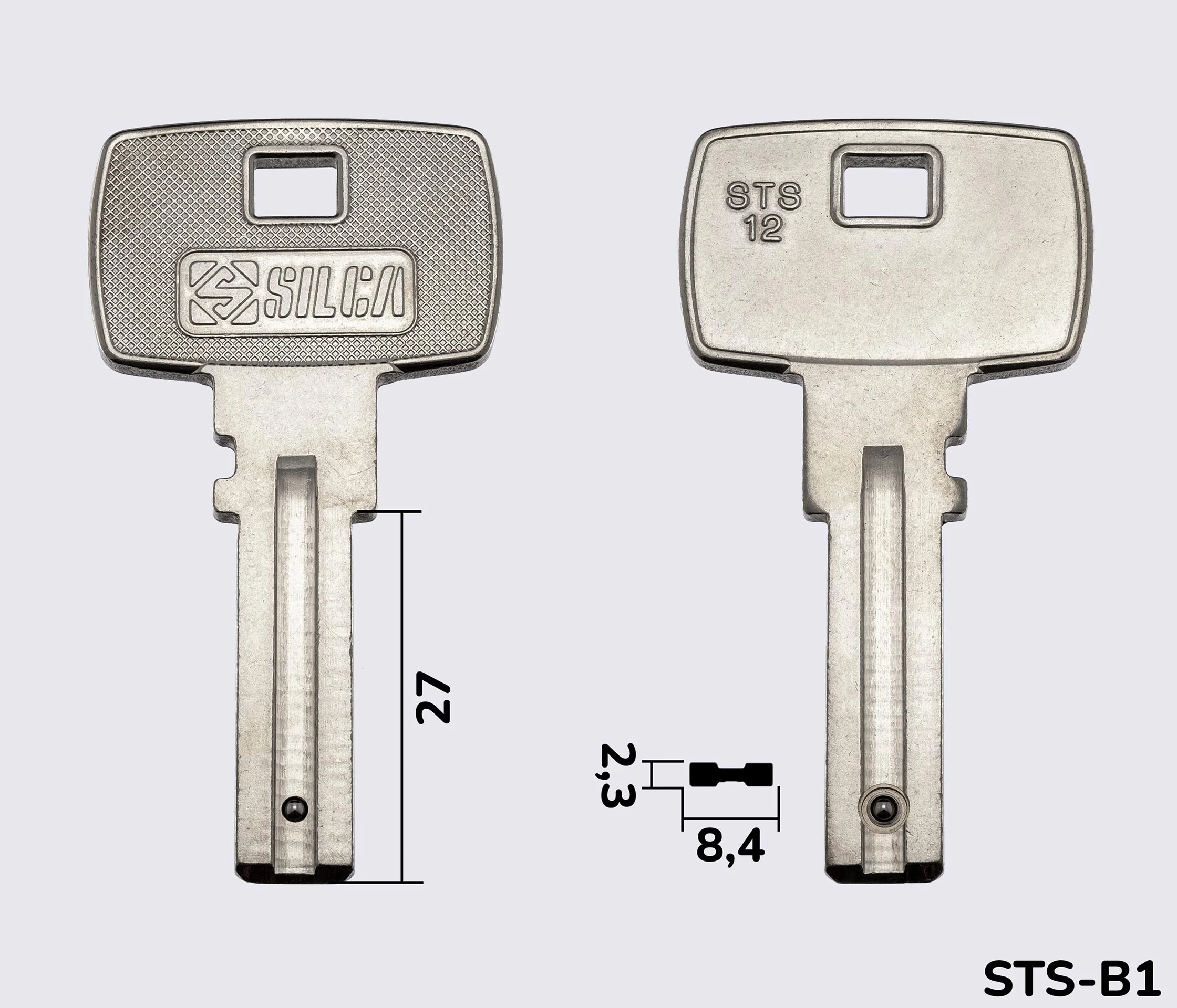 STS12 Silca заготовка лункового ключа