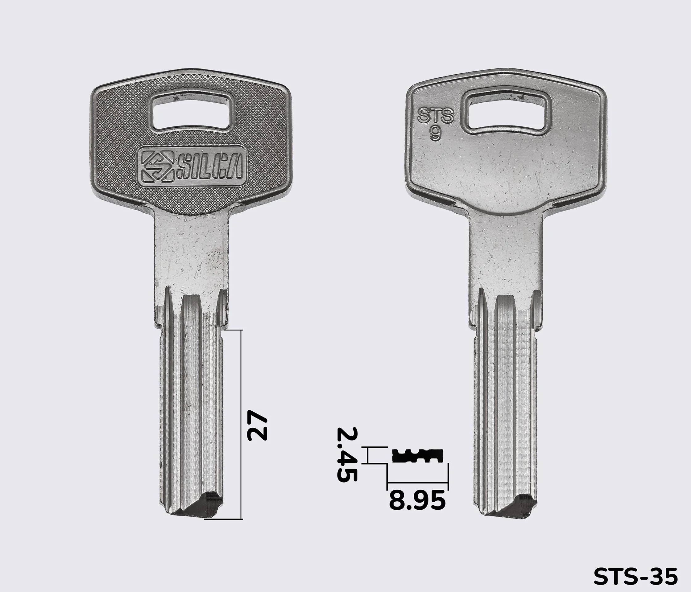 STS9 Silca заготовка лункового ключа