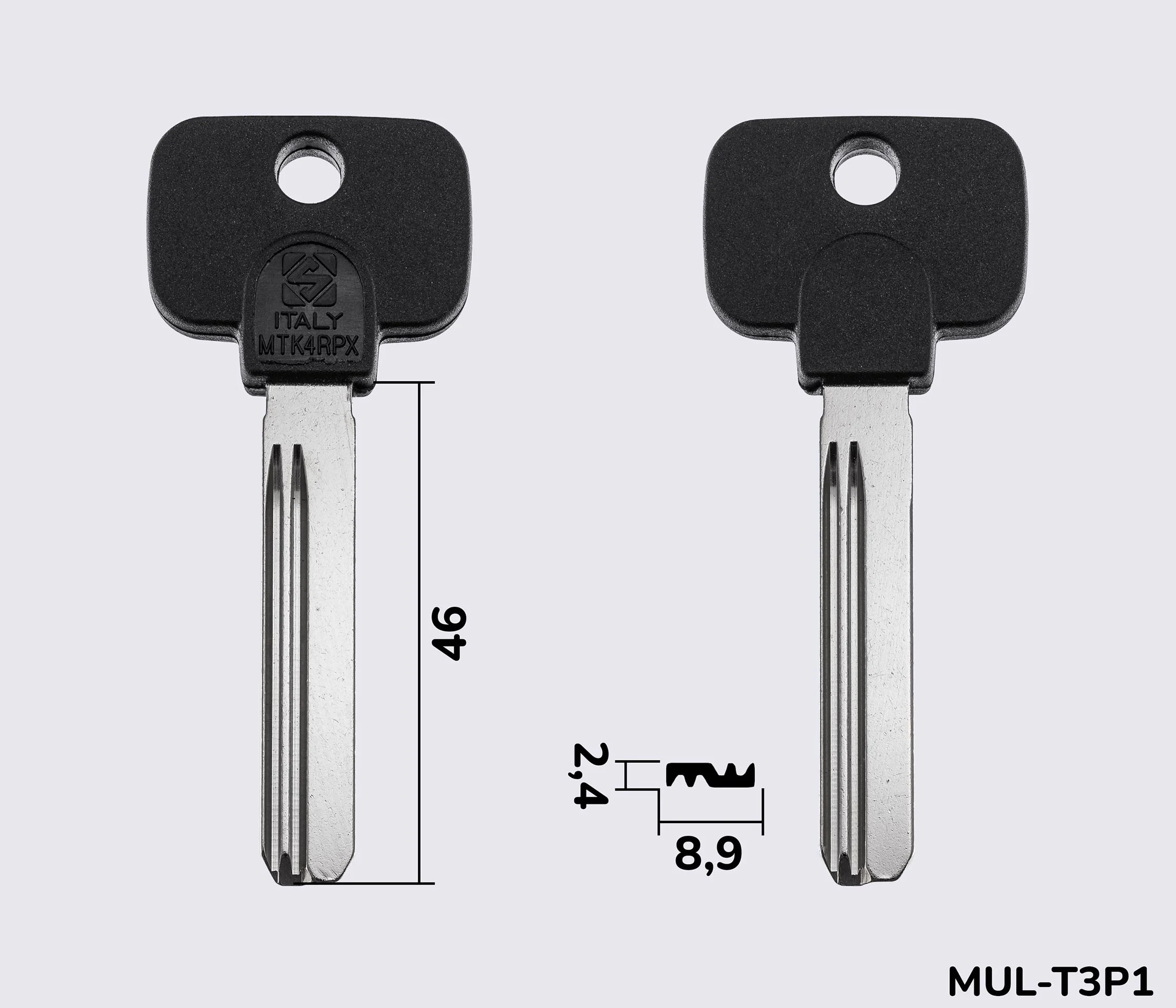 MTK4RPX Silca заготовка лункового ключа