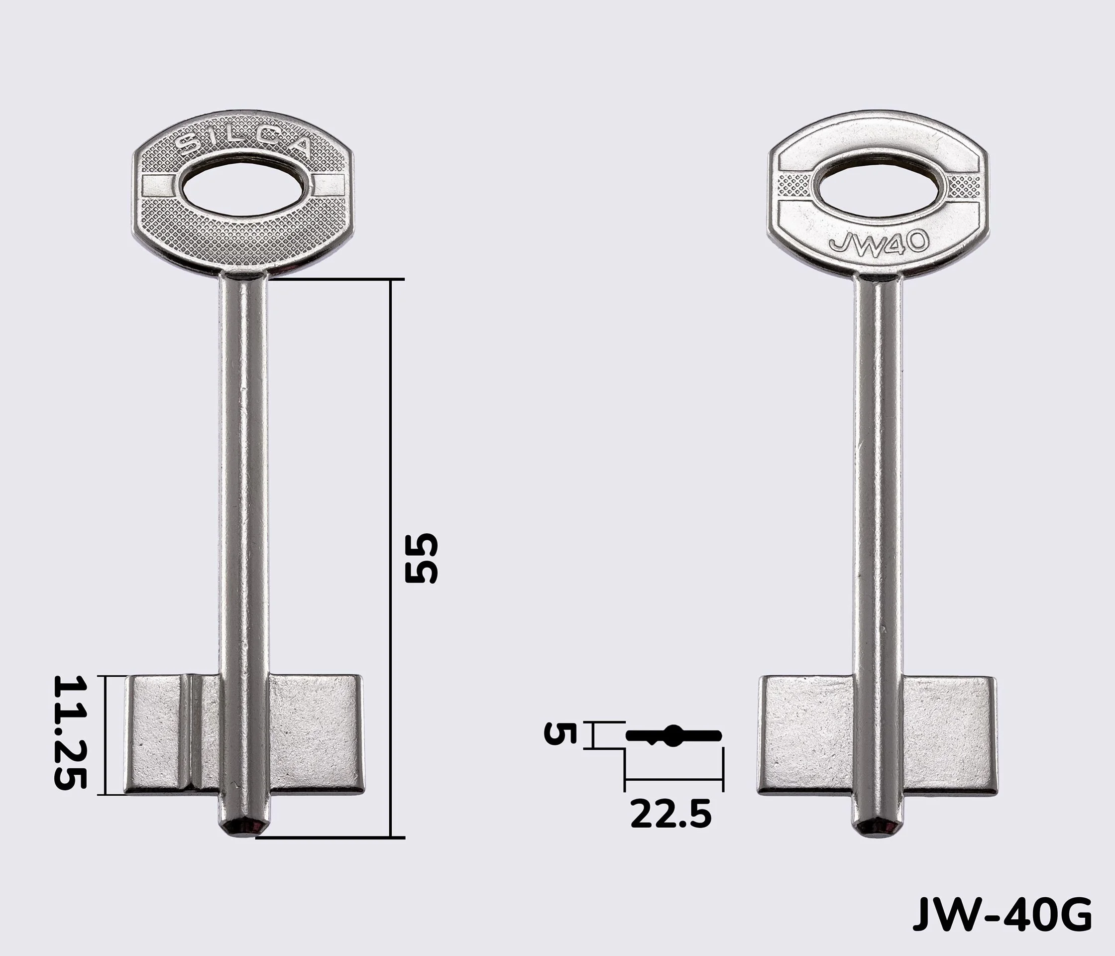 JW40 Silca заготовка ключа бородкова