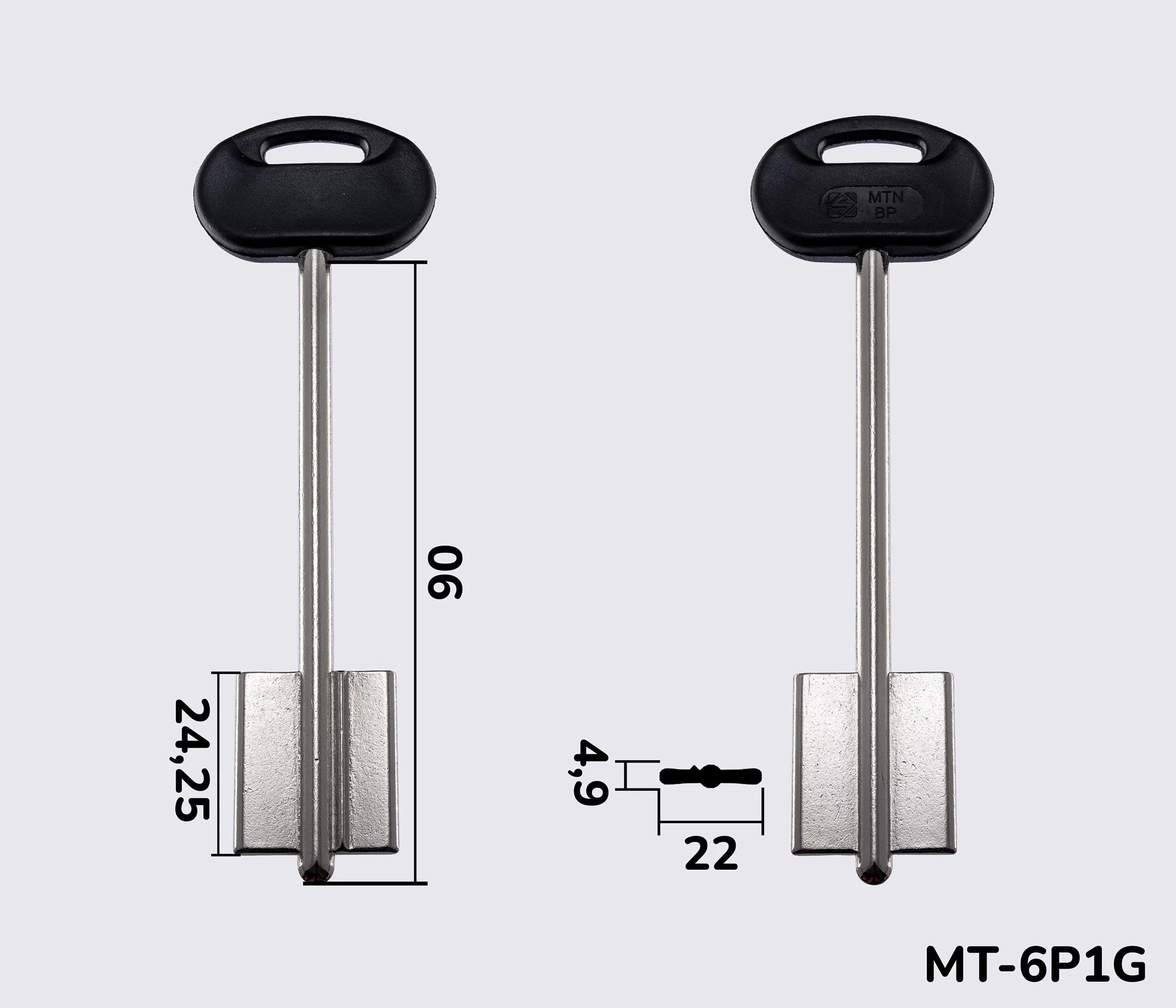 MTNBP Silca заготовка ключа бородкова