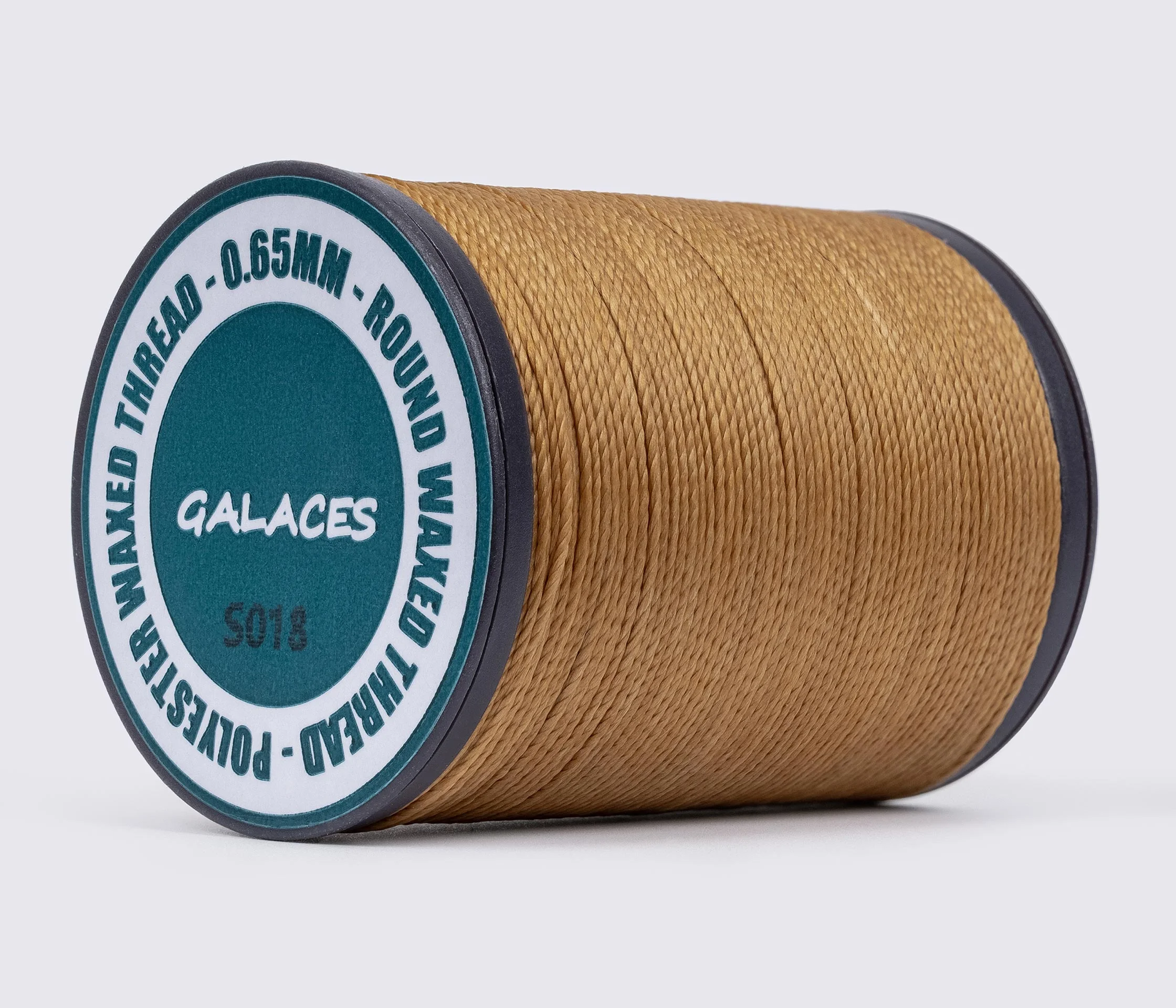 Galaces 0.65мм круглая вощёная нить по коже 110м.