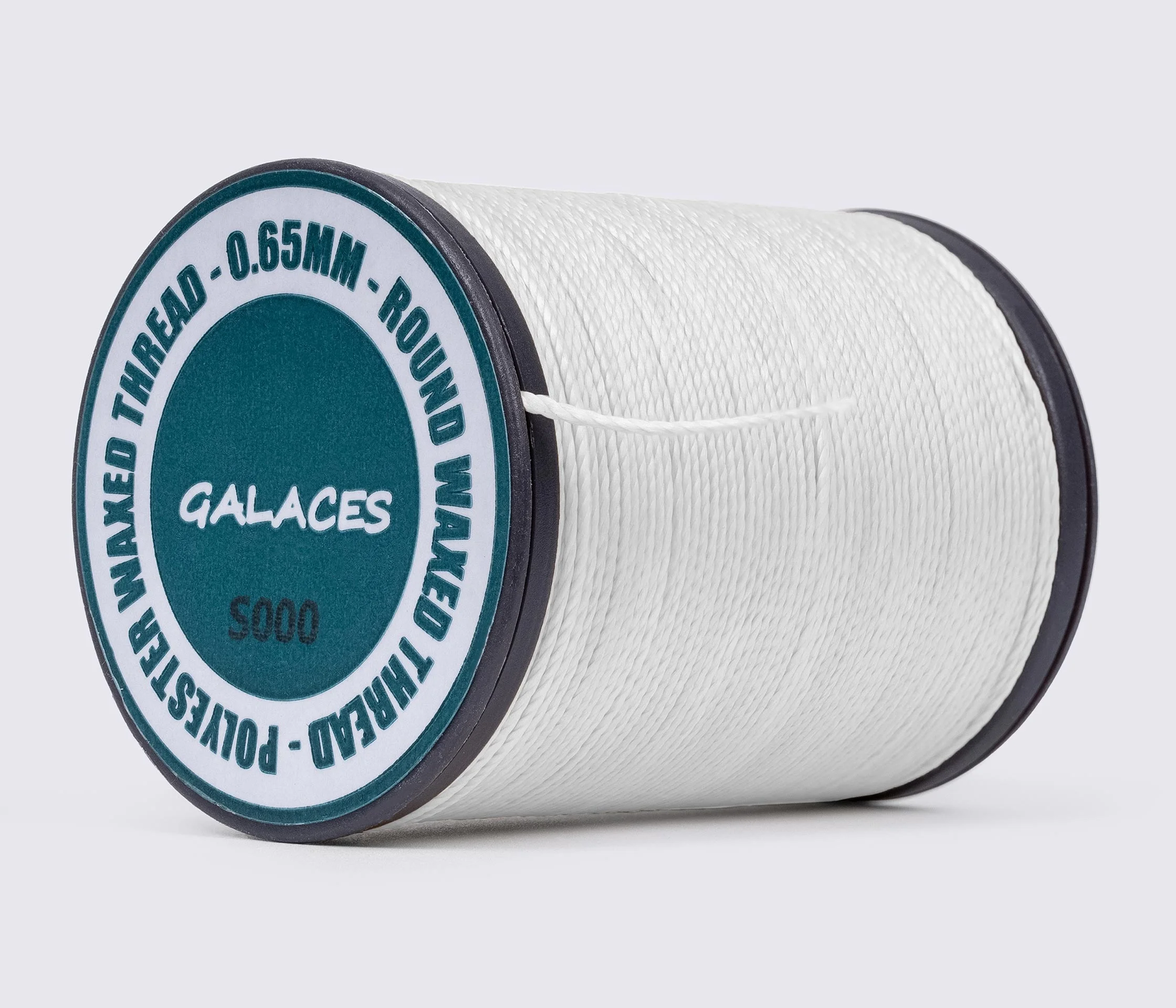 Galaces 0.65мм круглая вощёная нить по коже 110м.