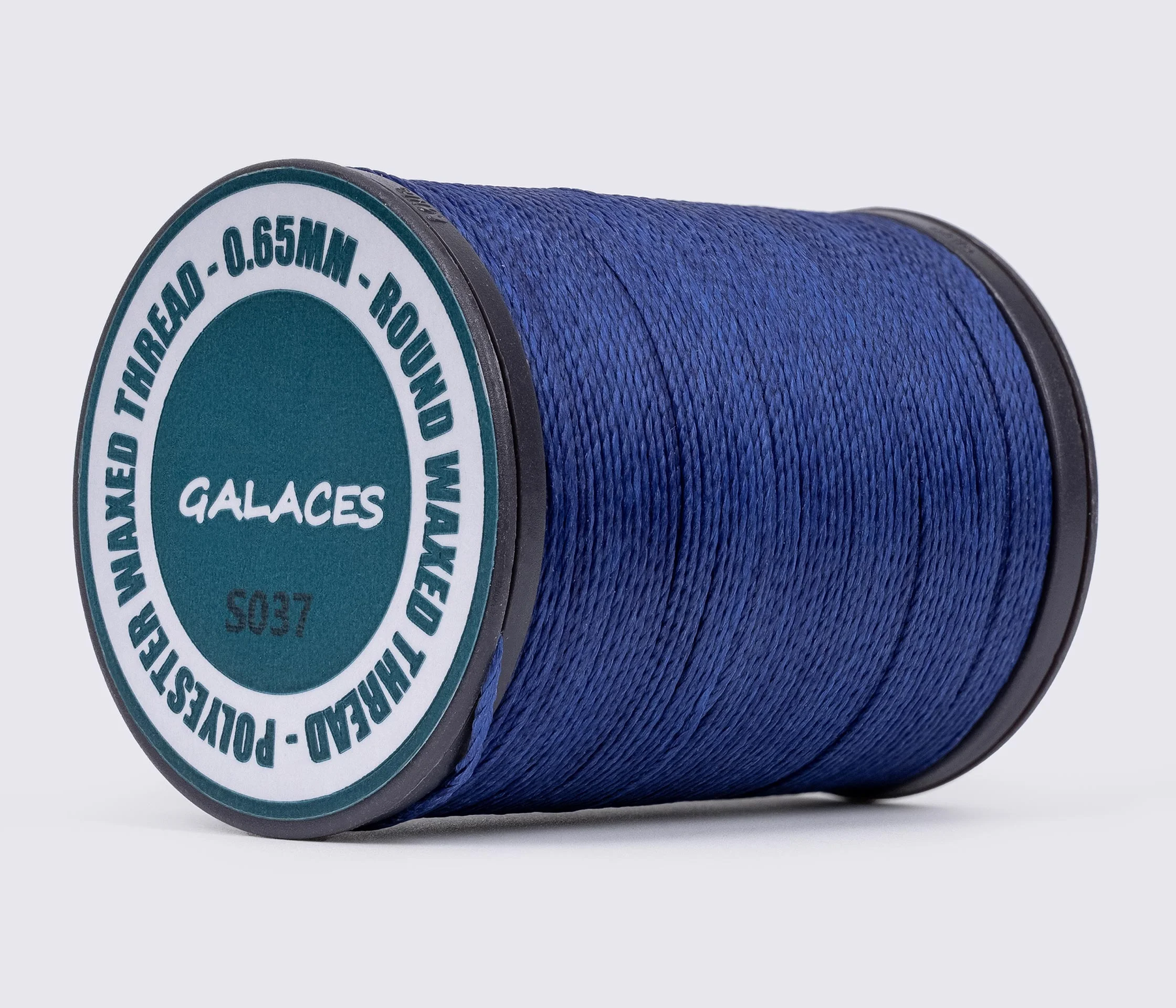 Galaces 0.65мм круглая вощёная нить по коже 110м.