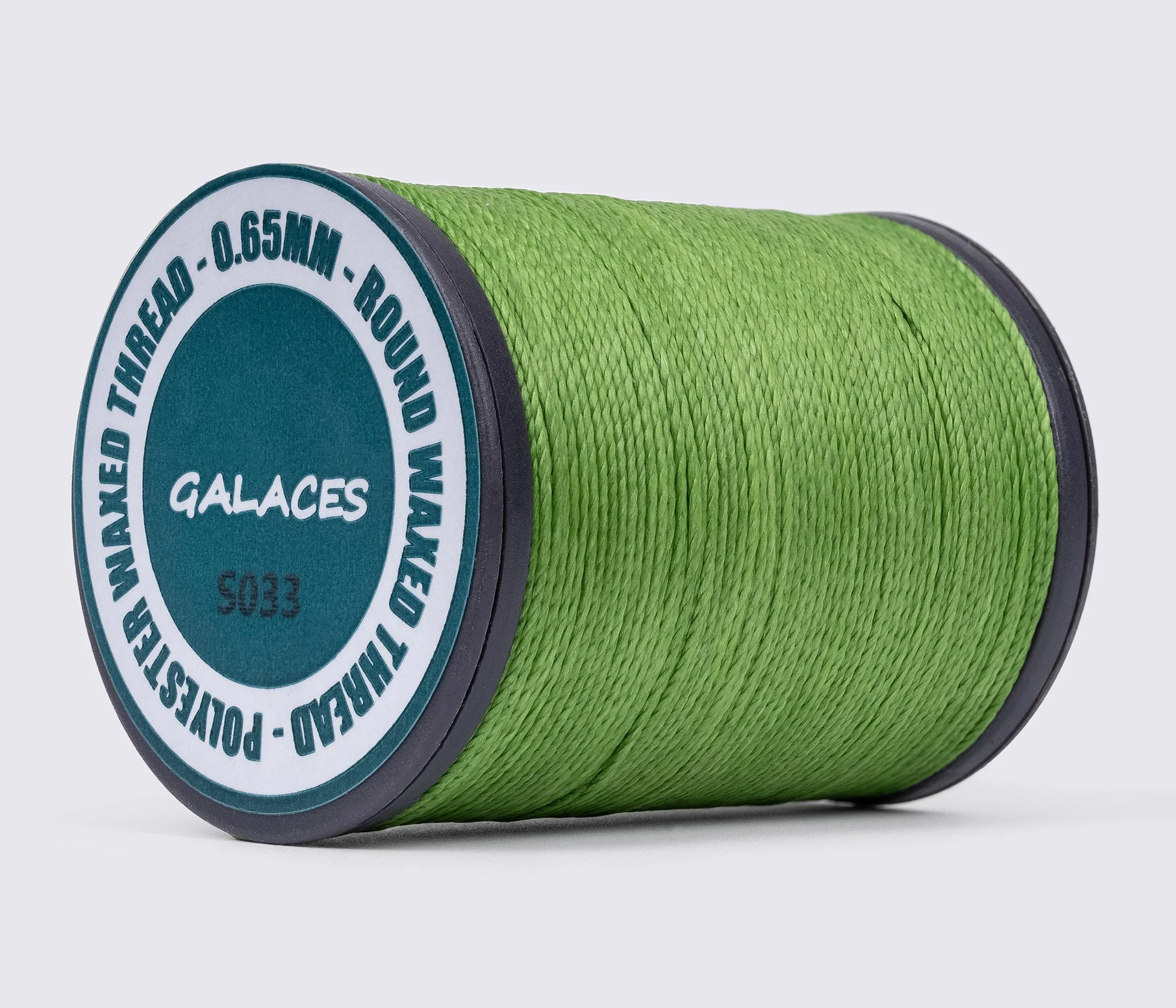 Galaces 0.65мм круглая вощёная нить по коже 110м.
