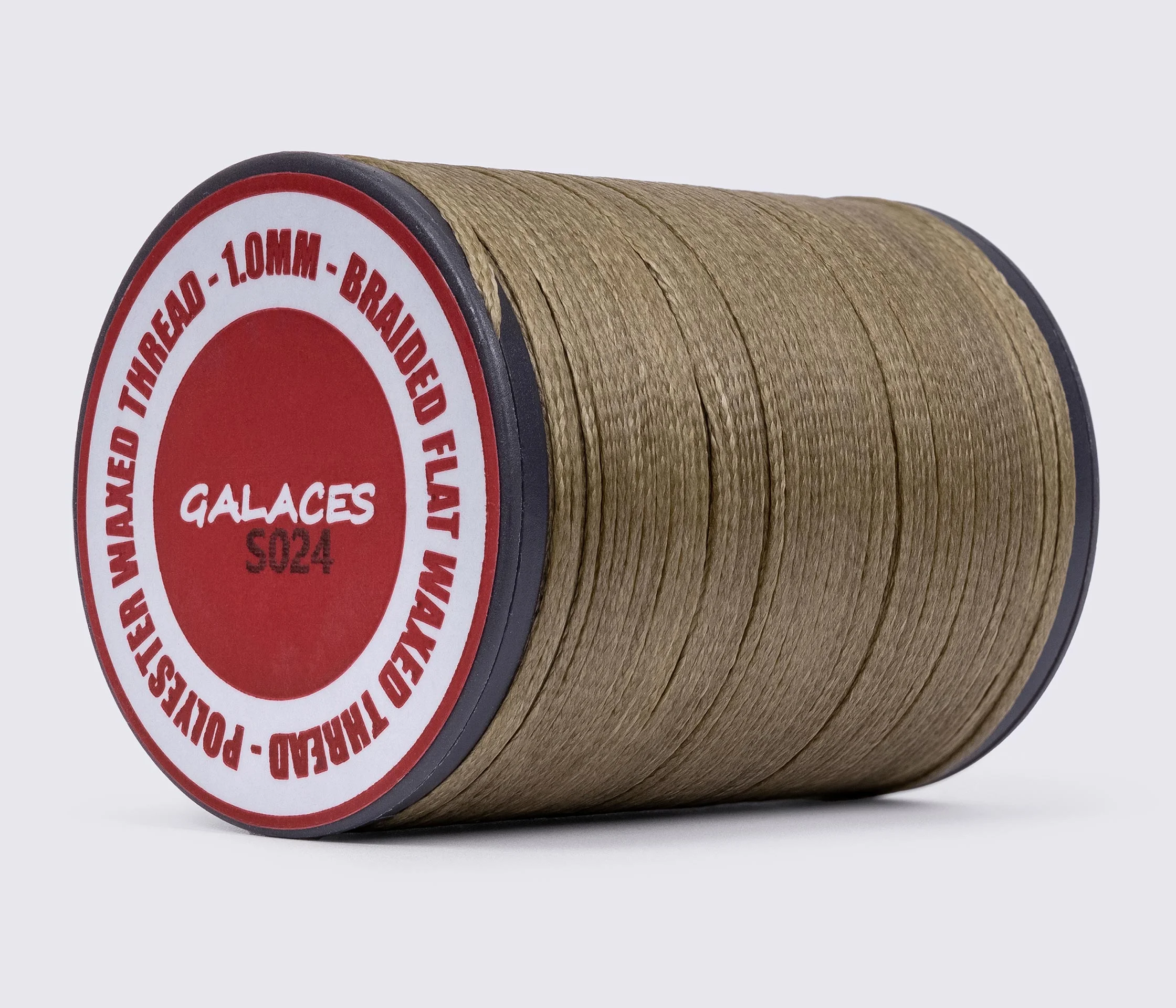 Galaces 1.00 мм плоский шнур вощенний по шкірі 80м