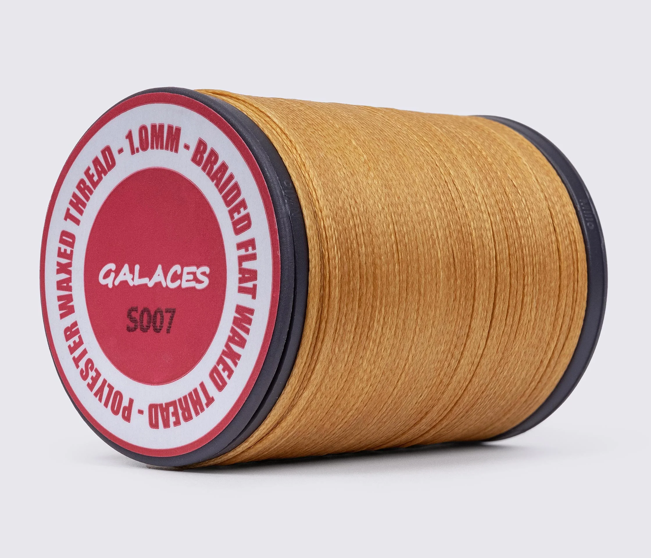 Galaces 1.00 мм плоский шнур вощенний по шкірі 80м