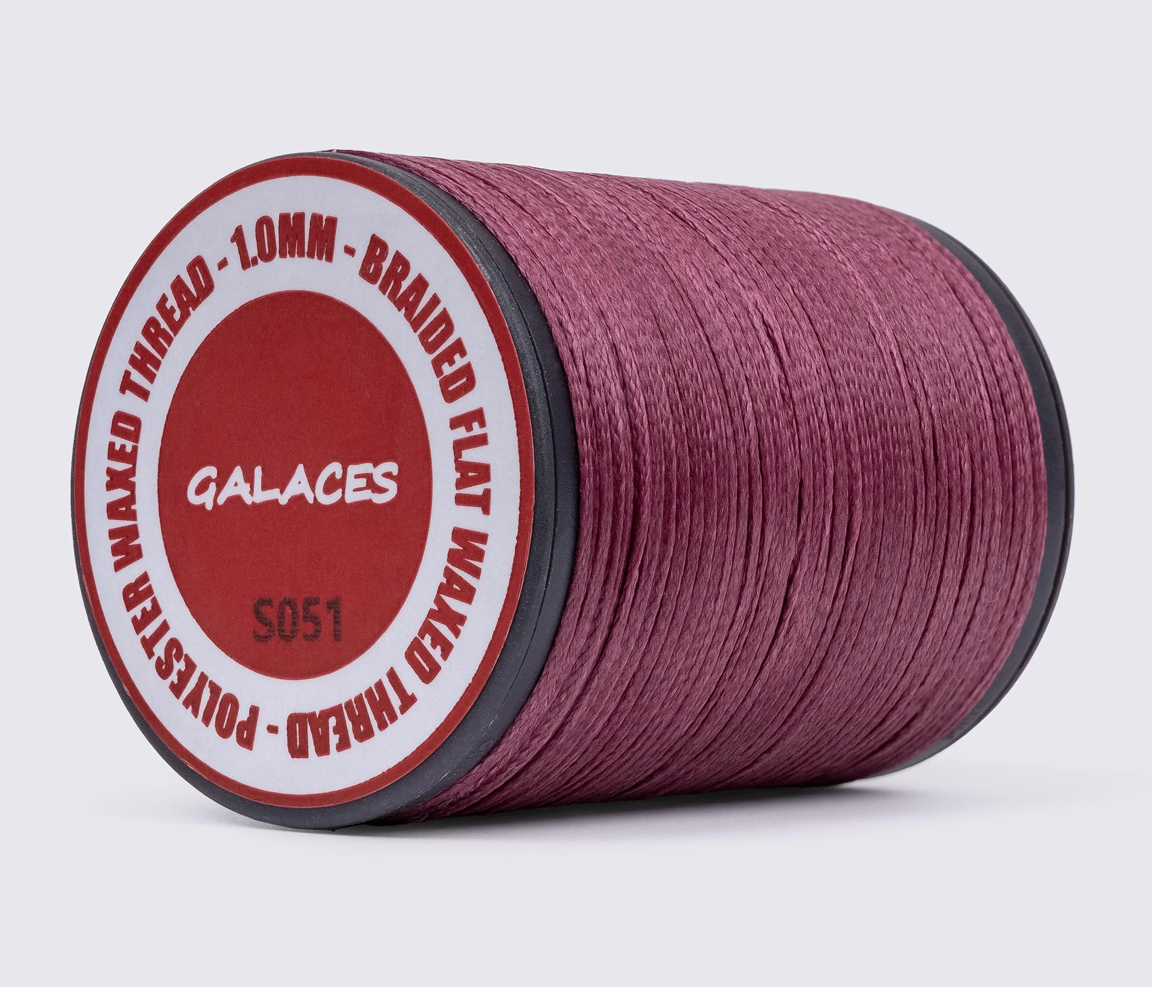Galaces 1.00 мм плоский шнур вощенний по шкірі 80м