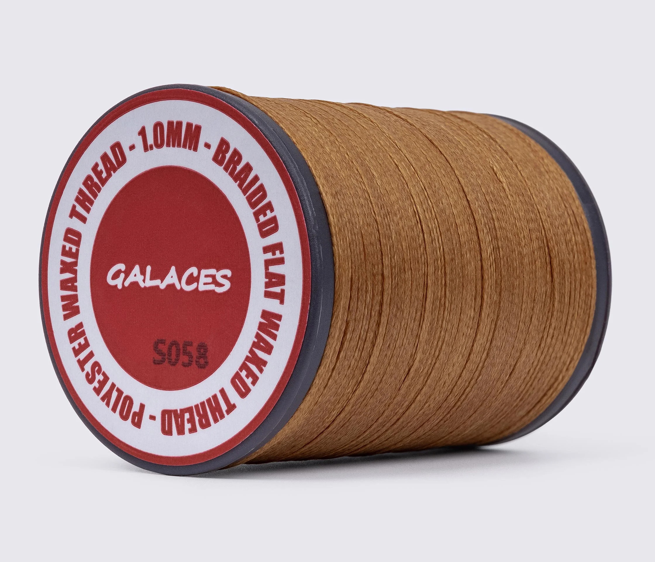 Galaces 1.00 мм плоский шнур вощенний по шкірі 80м