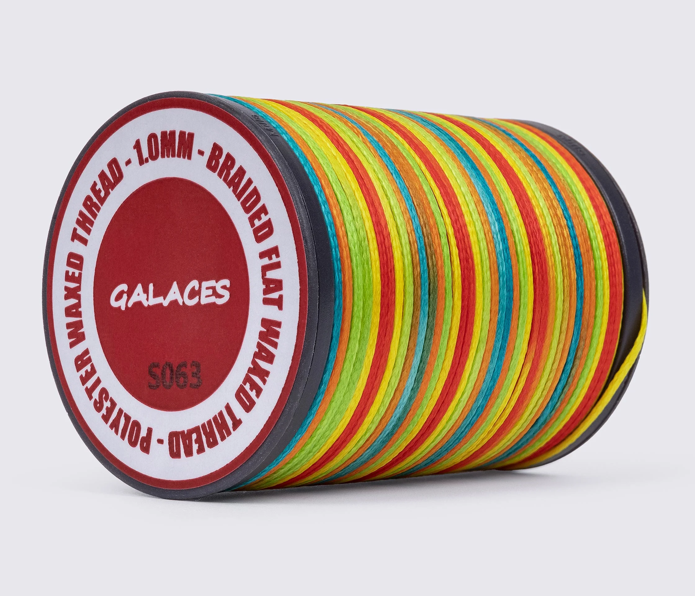 Galaces 1.00 мм плоский шнур вощенний по шкірі 80м