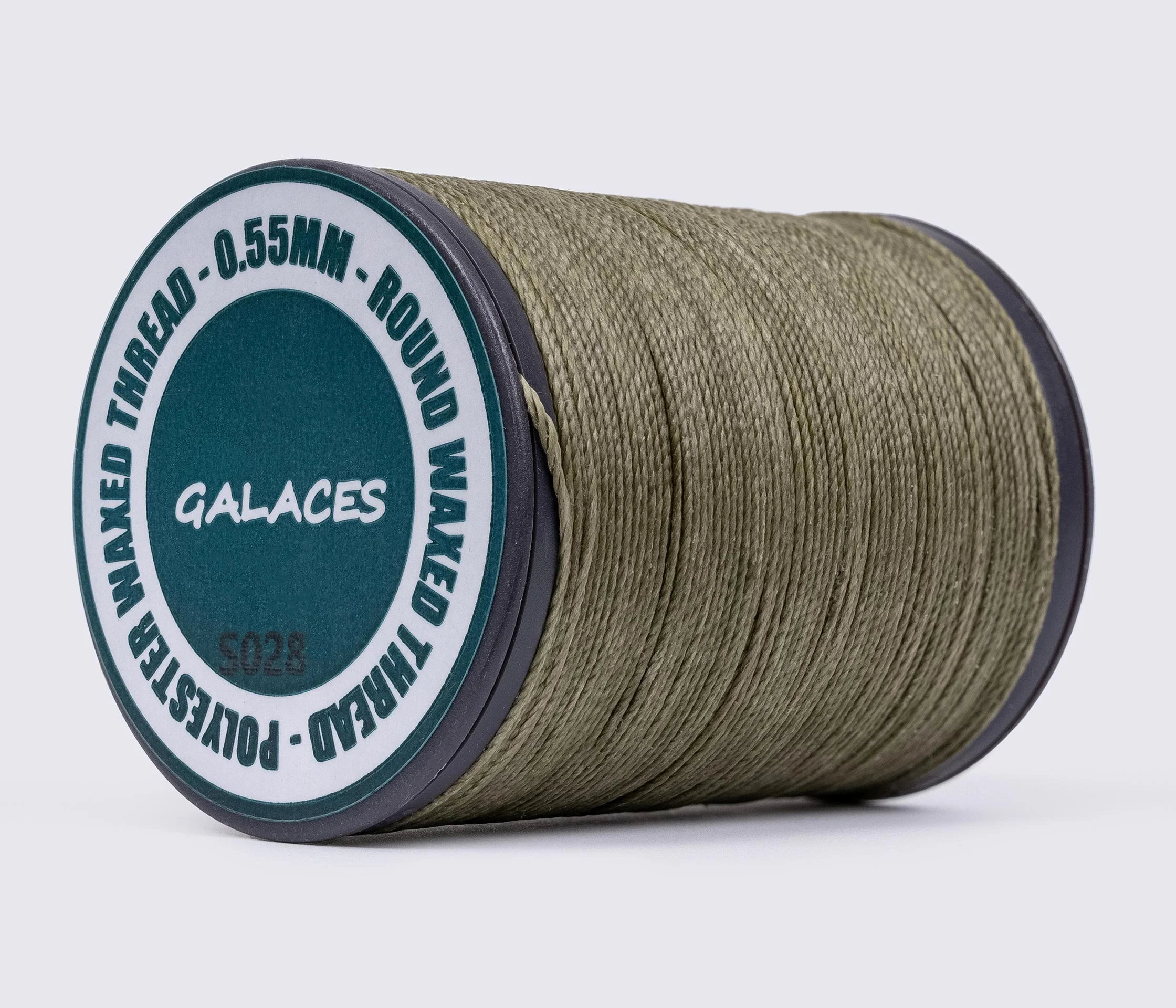 Galaces 0.55 мм нитка кругла вощенна по шкірі