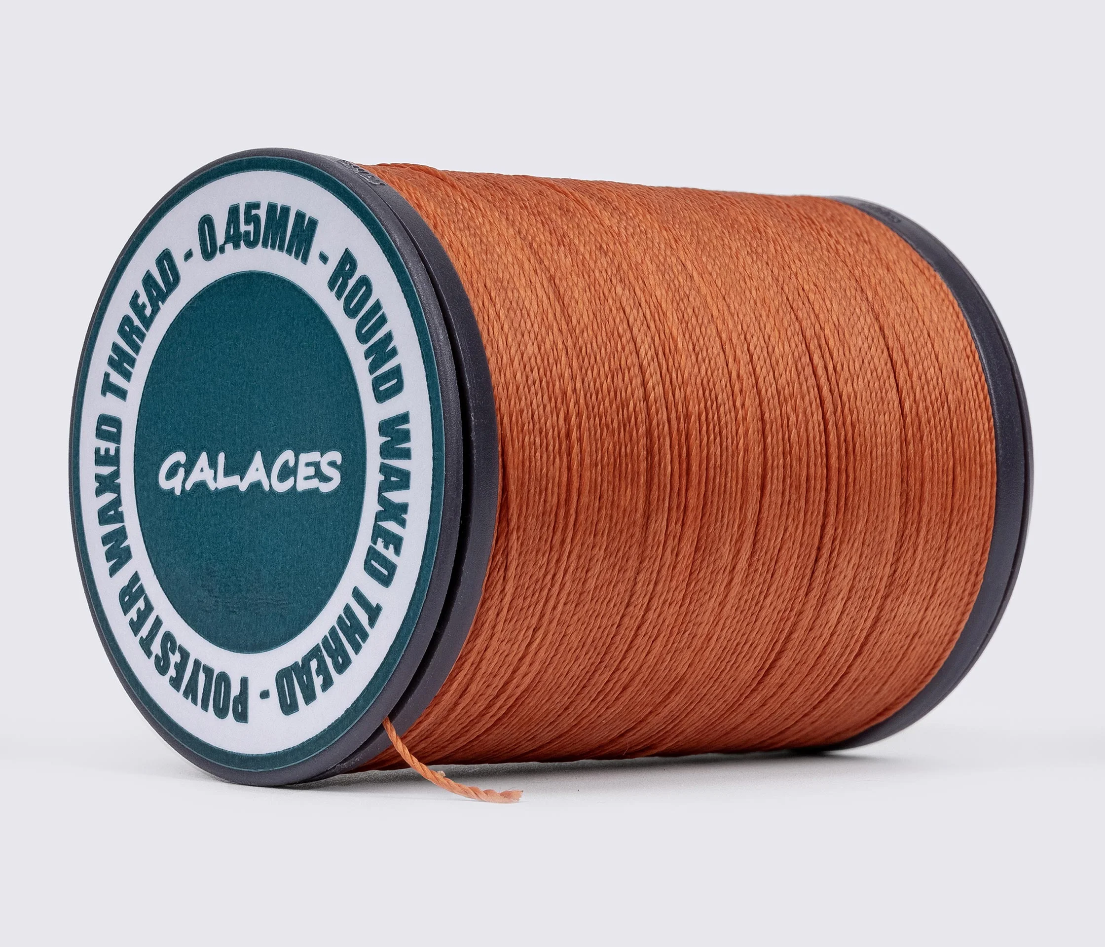 Galaces 0.45 мм нитка кругла вощена по шкірі