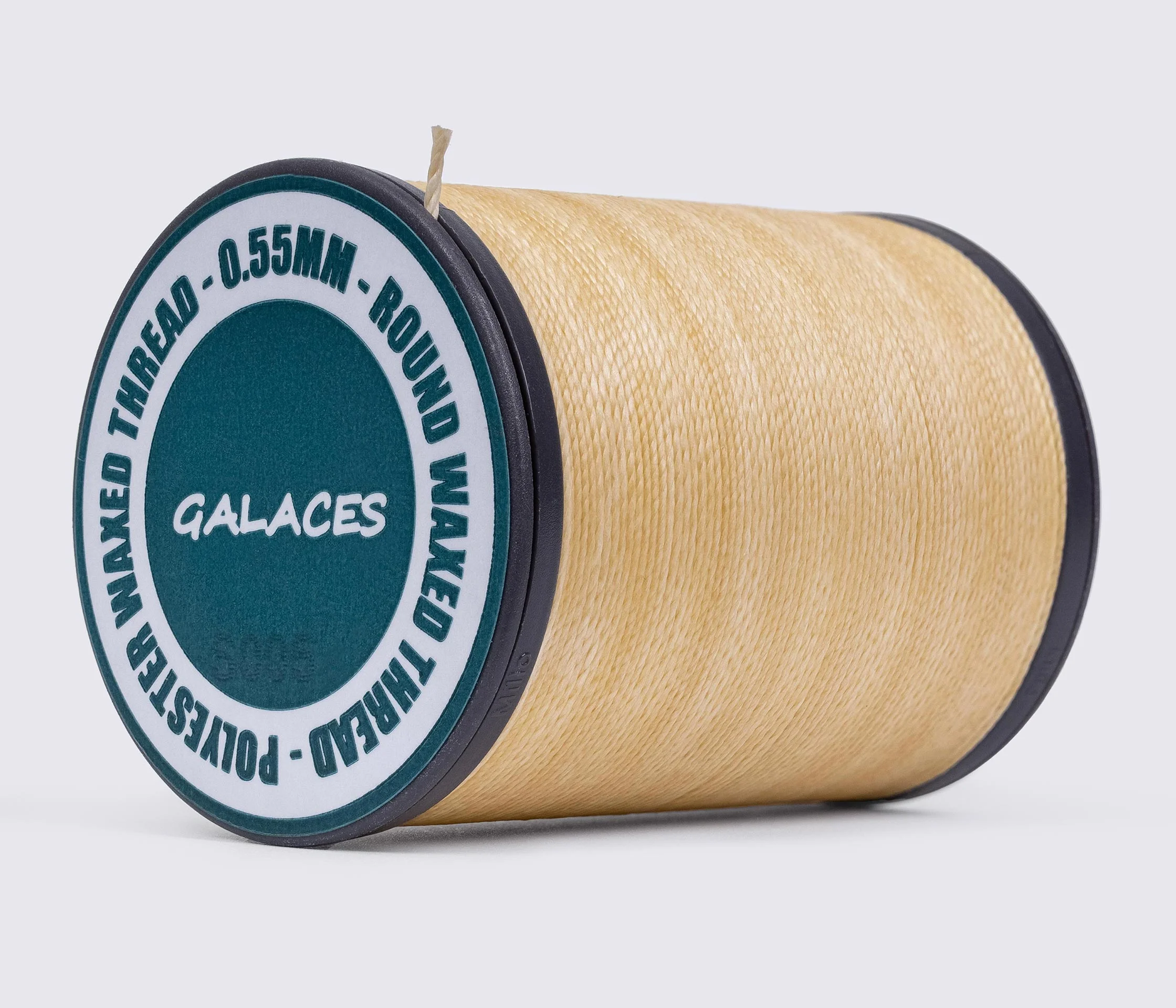 Galaces 0.55 мм нитка кругла вощенна по шкірі