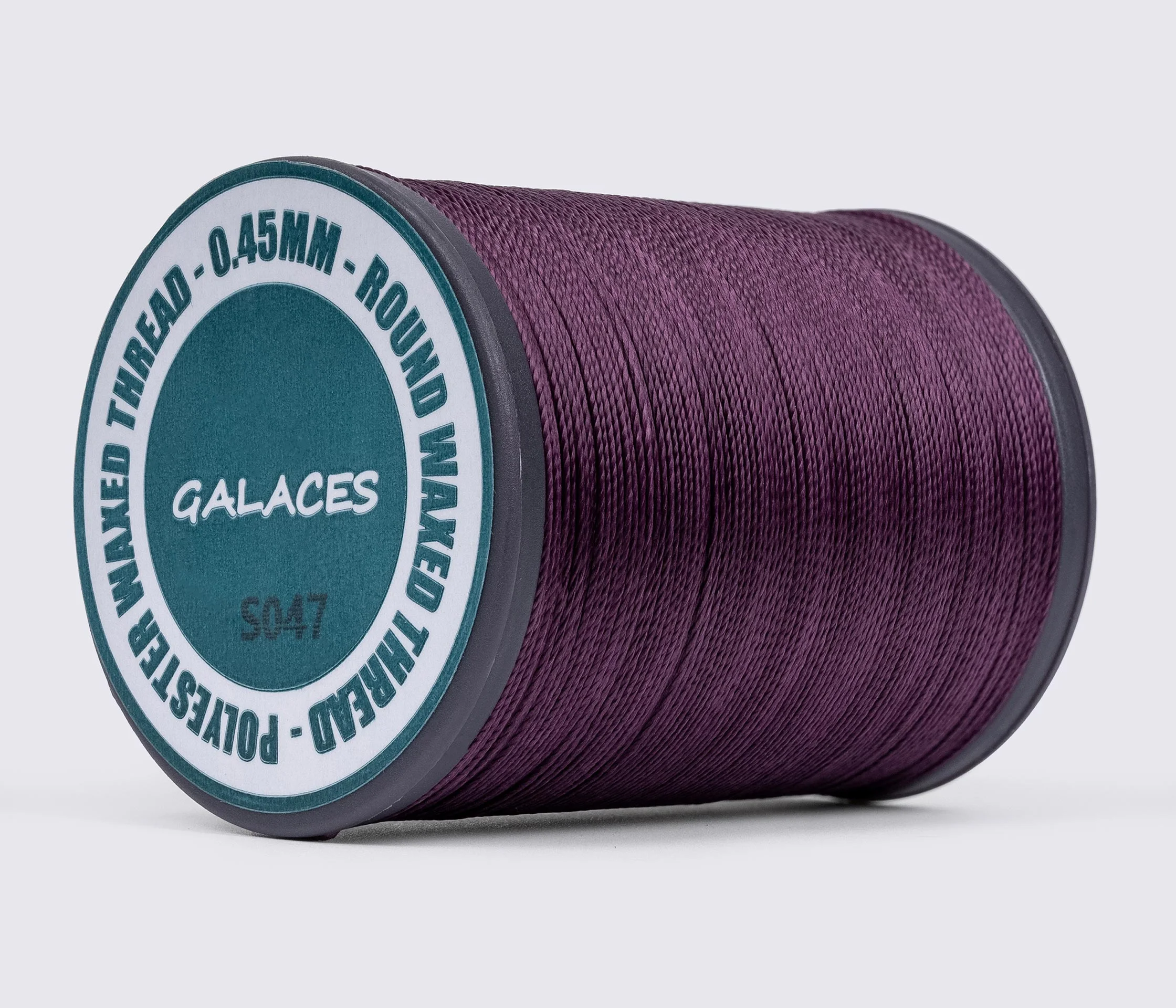 Galaces 0.45 мм нитка кругла вощена по шкірі