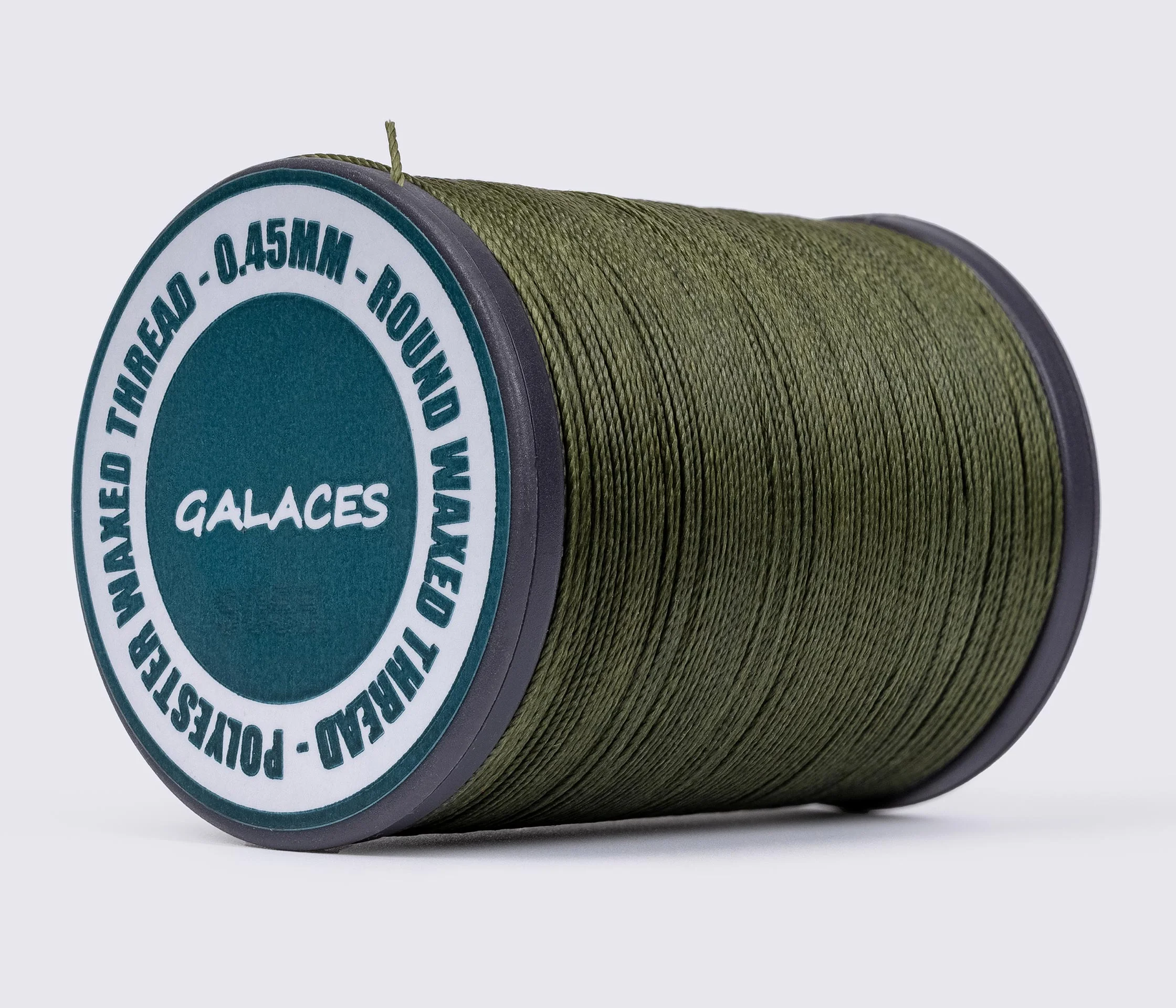 Galaces 0.45 мм нитка кругла вощена по шкірі