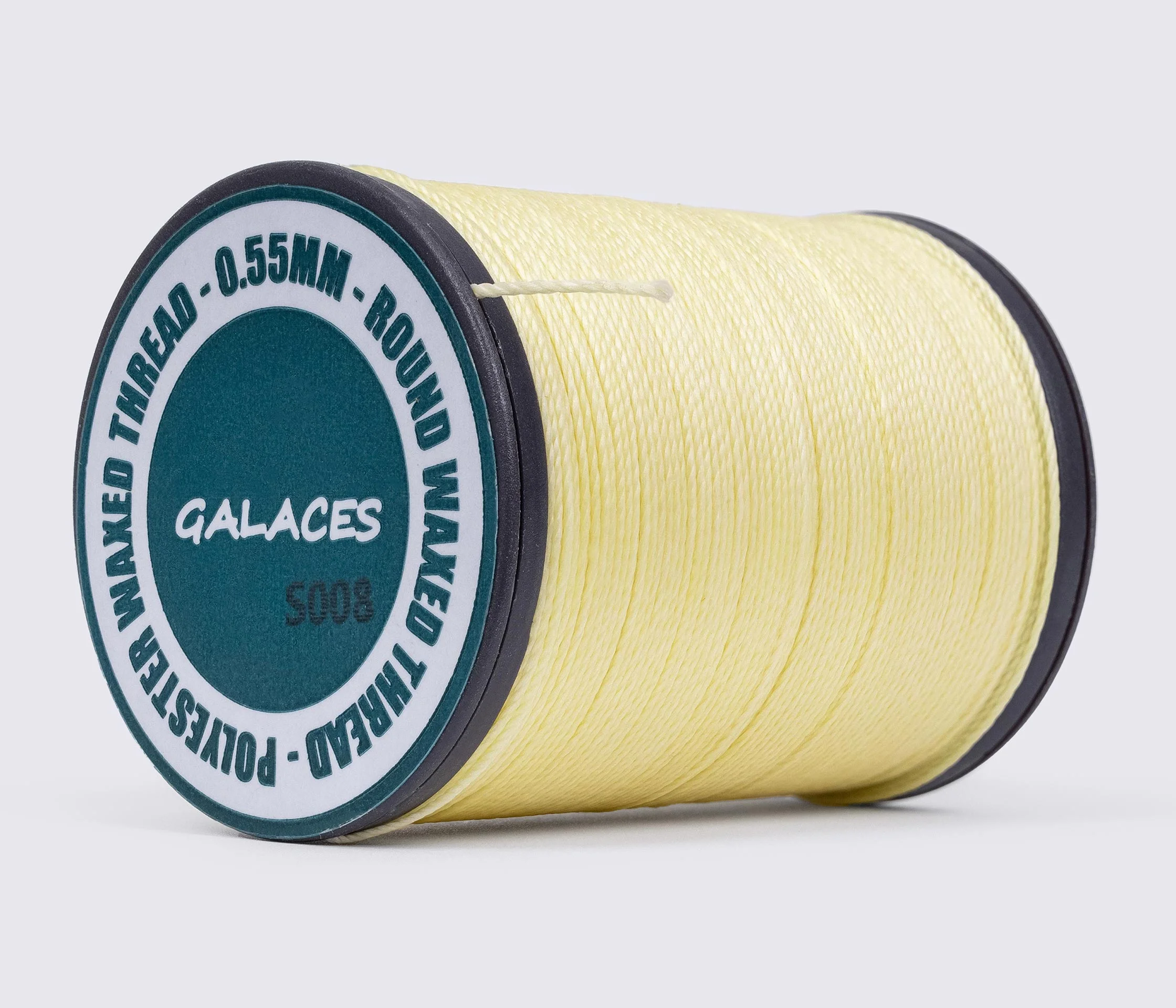 Galaces 0.55 мм нитка кругла вощенна по шкірі