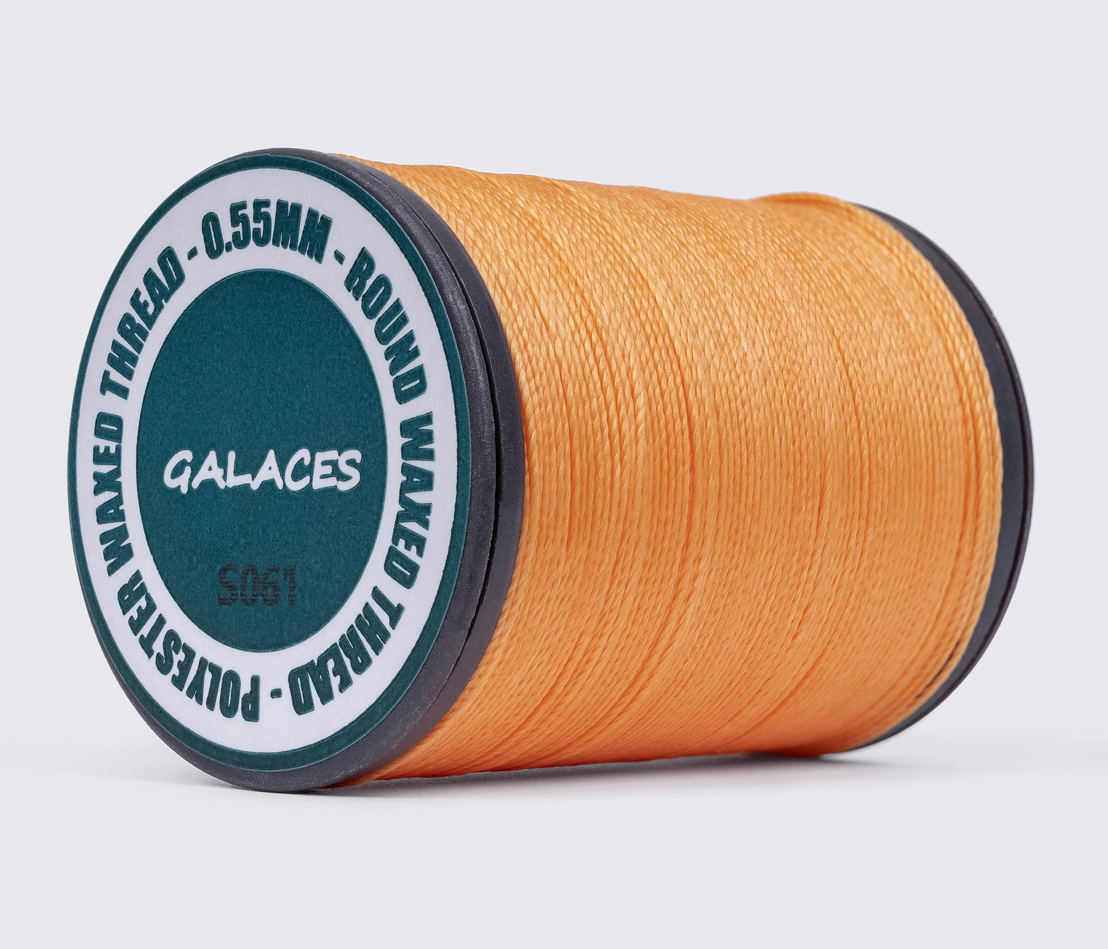 Galaces 0.55 мм нитка кругла вощенна по шкірі