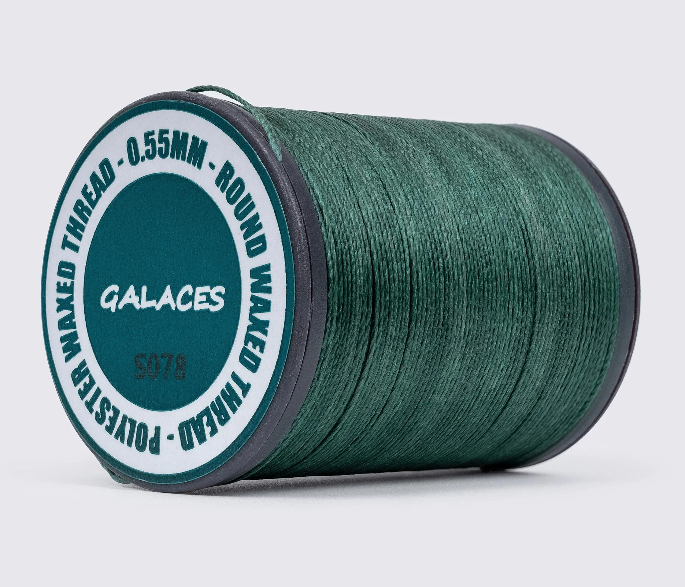 Galaces 0.55 мм нитка кругла вощенна по шкірі