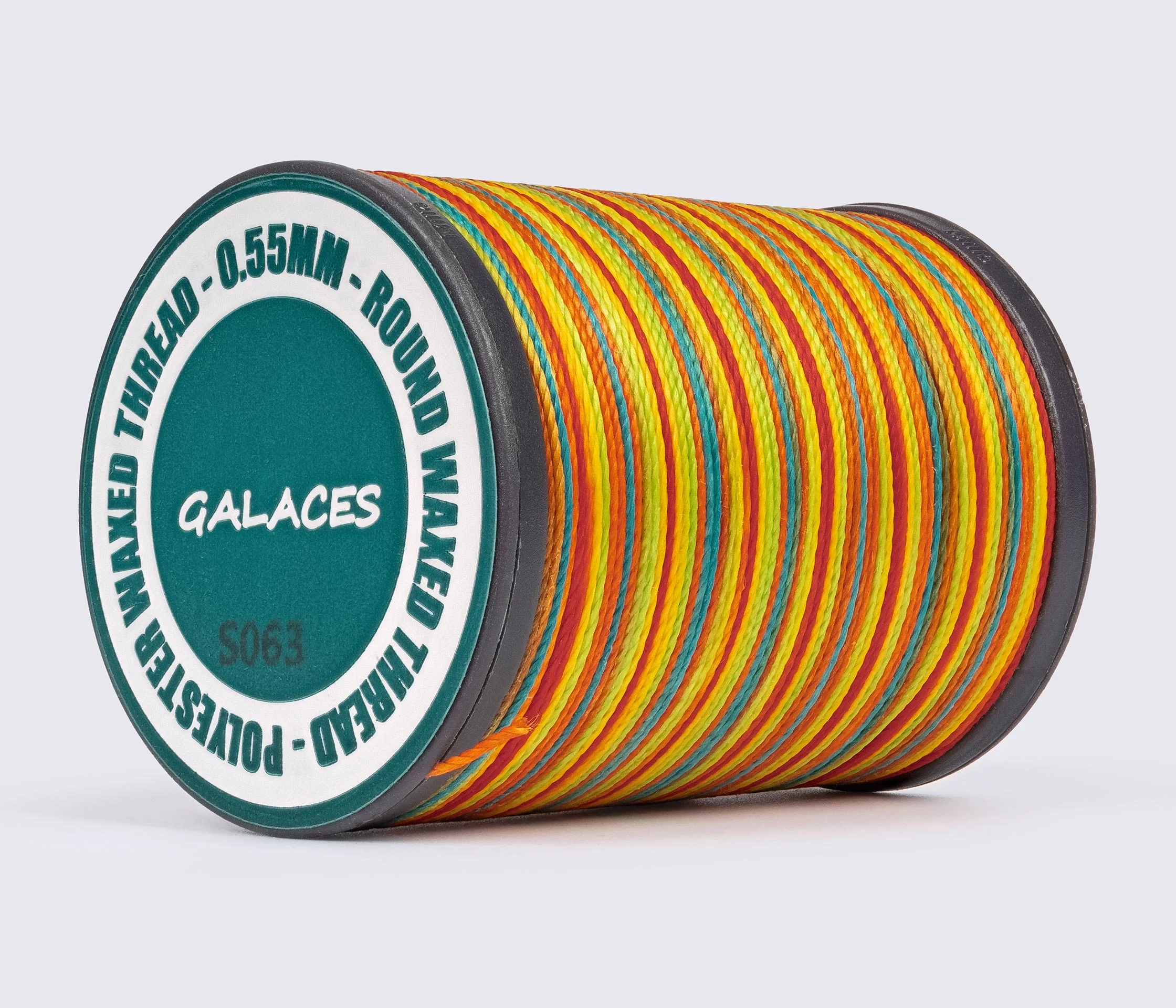 Galaces 0.55 мм нитка кругла вощенна по шкірі