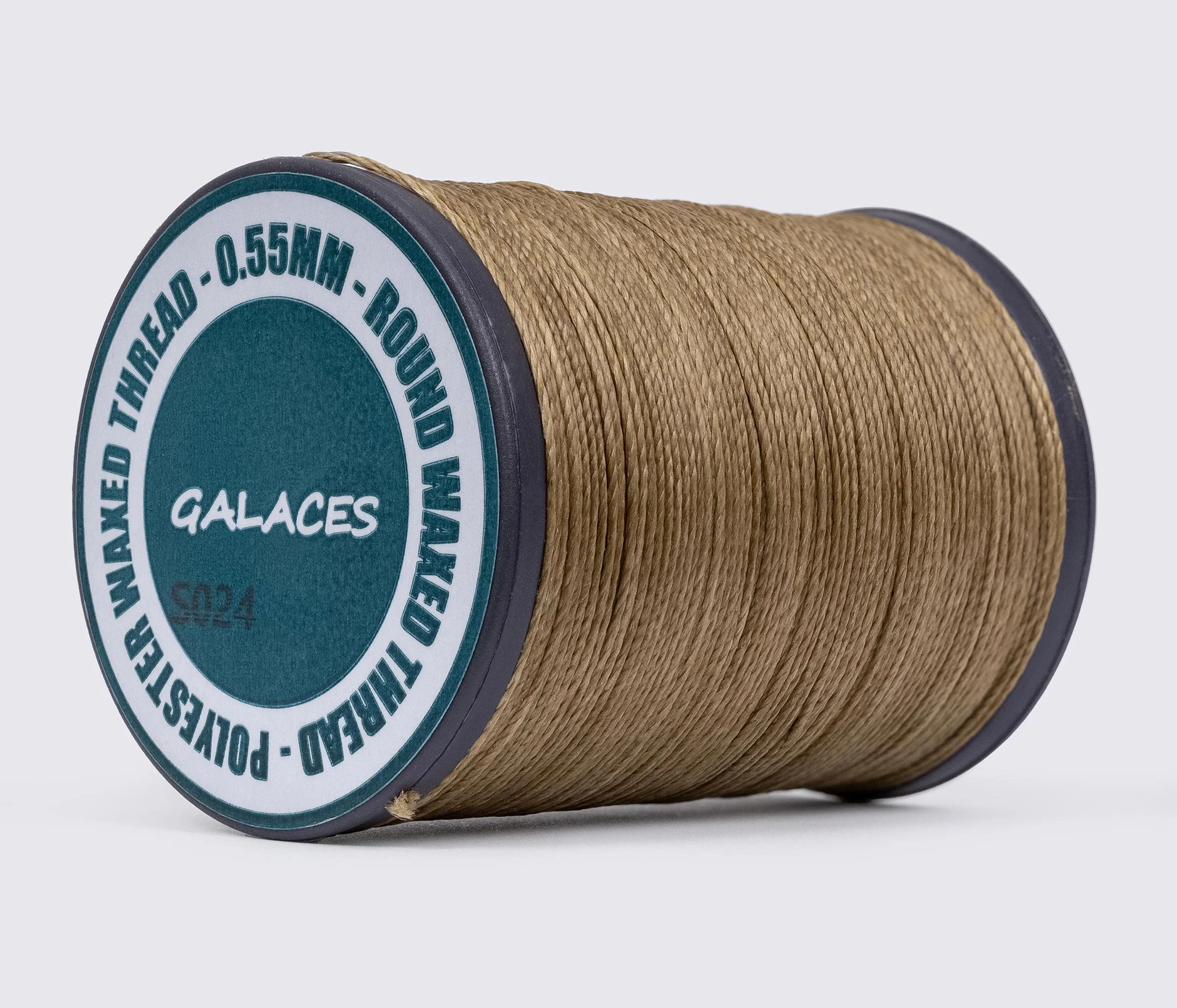 Galaces 0.55 мм нитка кругла вощенна по шкірі
