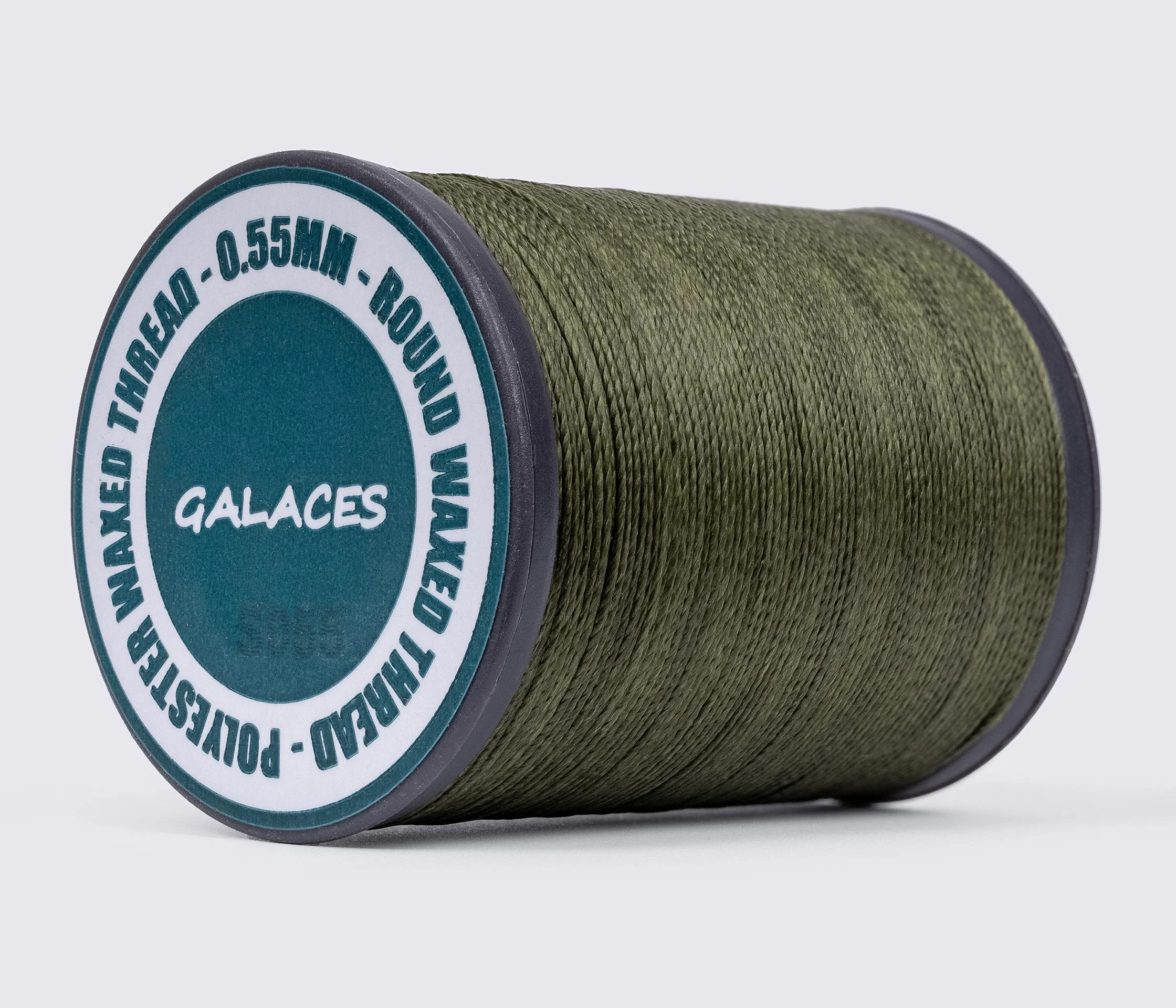 Galaces 0.55 мм нитка кругла вощенна по шкірі