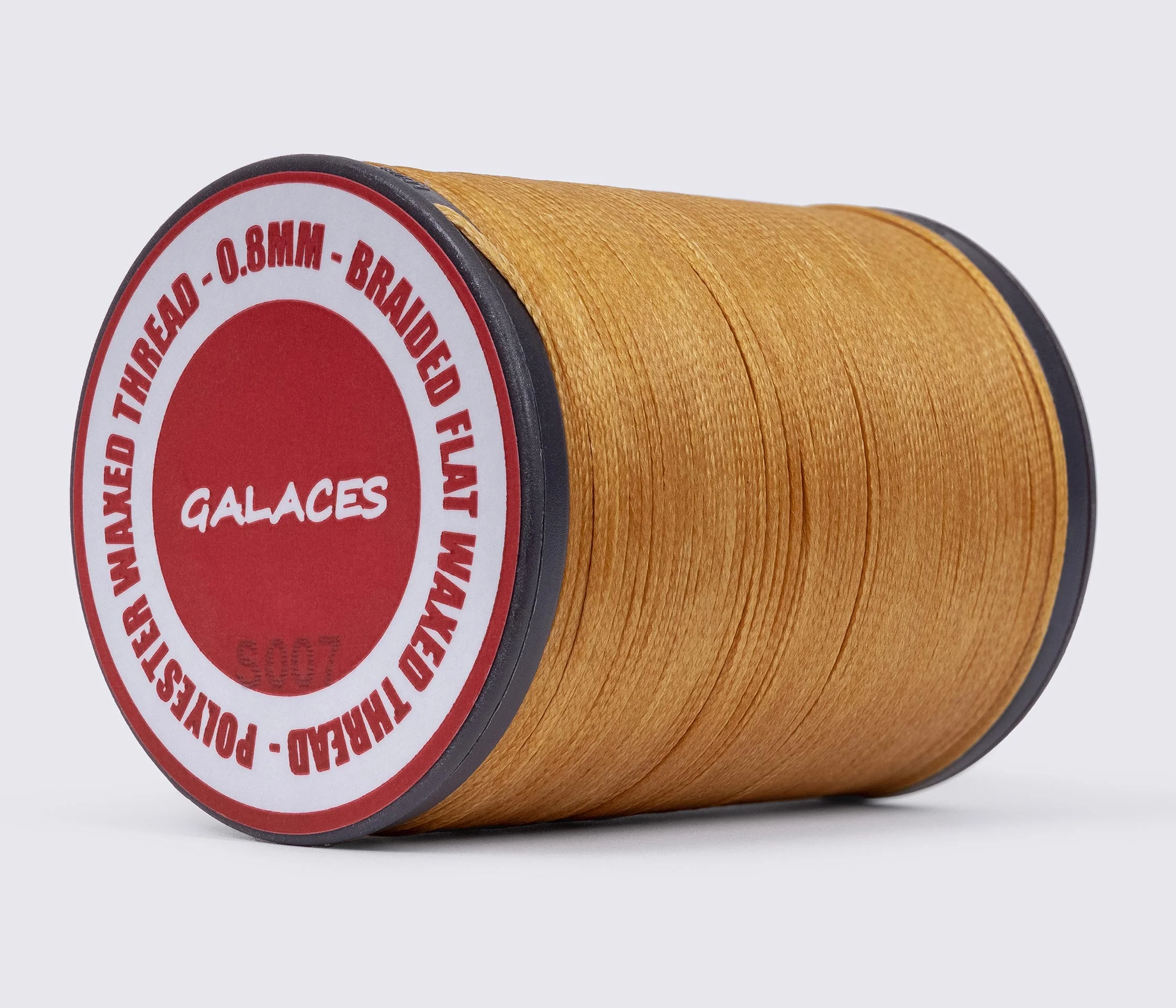 Galaces 0.80 мм (S020) плоский шнур вощений по шкірі 110м