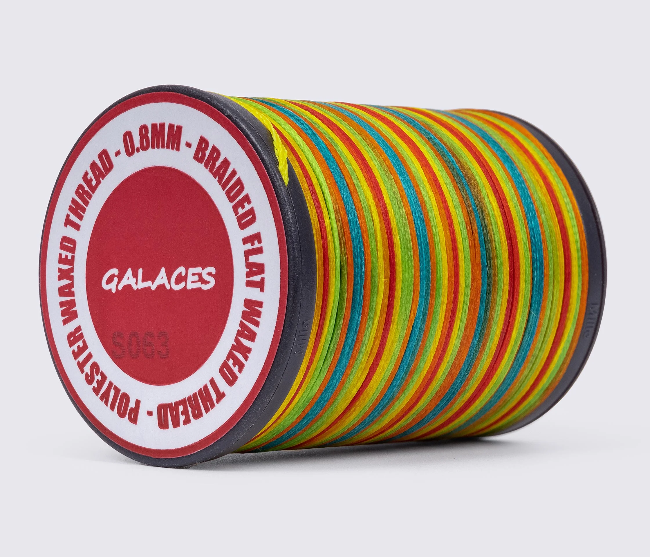 Galaces 0.80 мм (S020) плоский шнур вощений по шкірі 110м