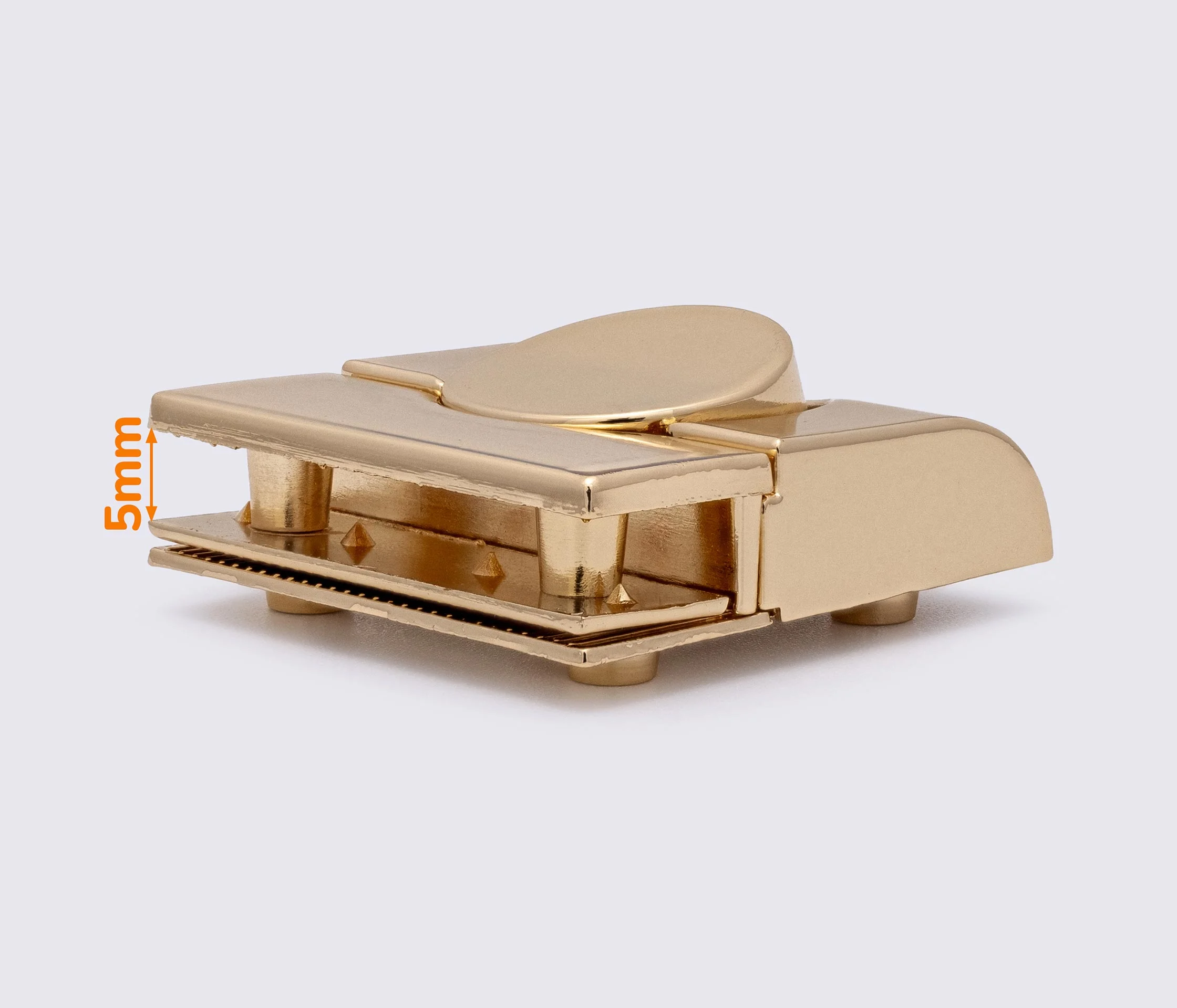 Замок для сумки 33*34мм 65-633