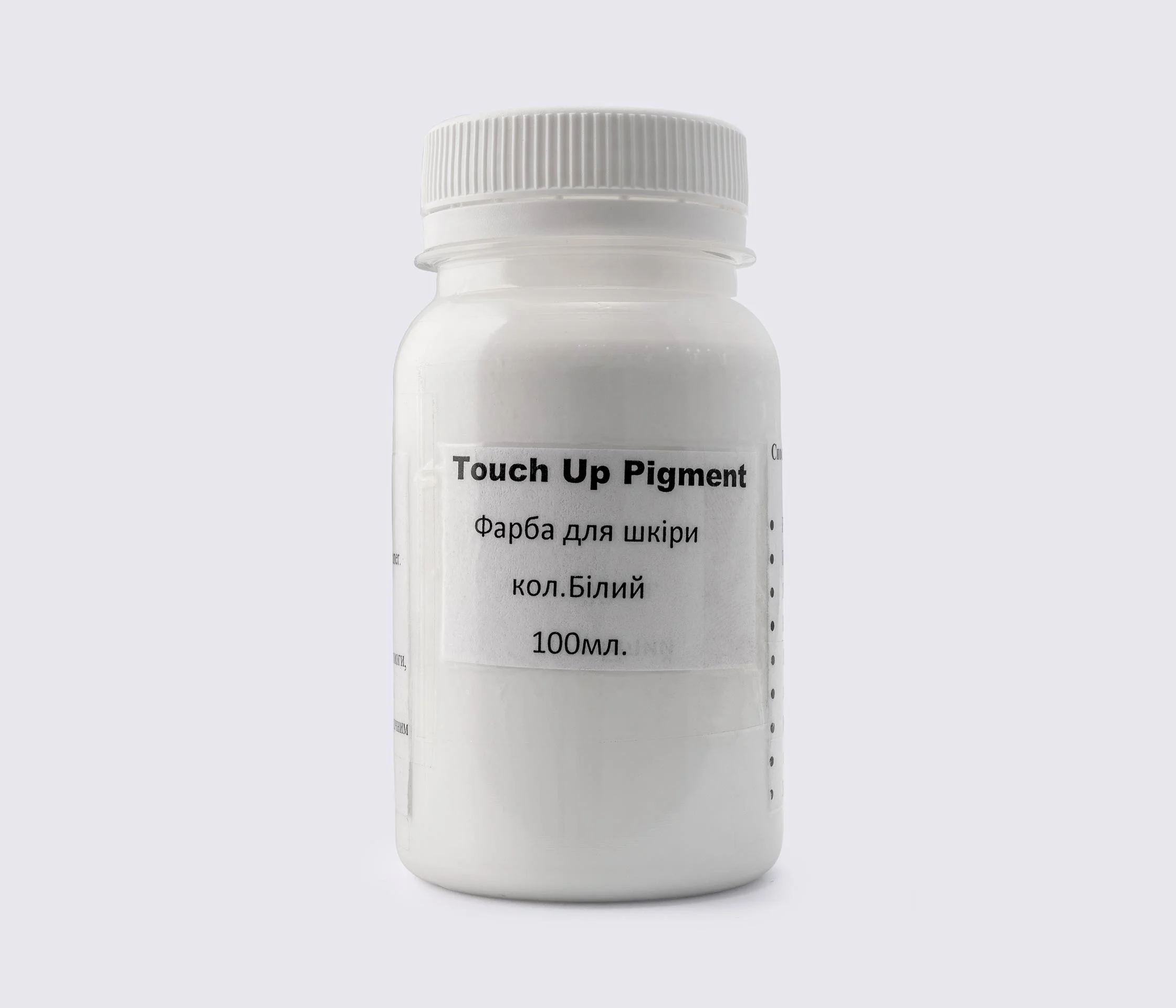 Фарба для шкіри Touch Up Pigment Д. Leather (Тач ап пігмент), кол. білий, 100 мл