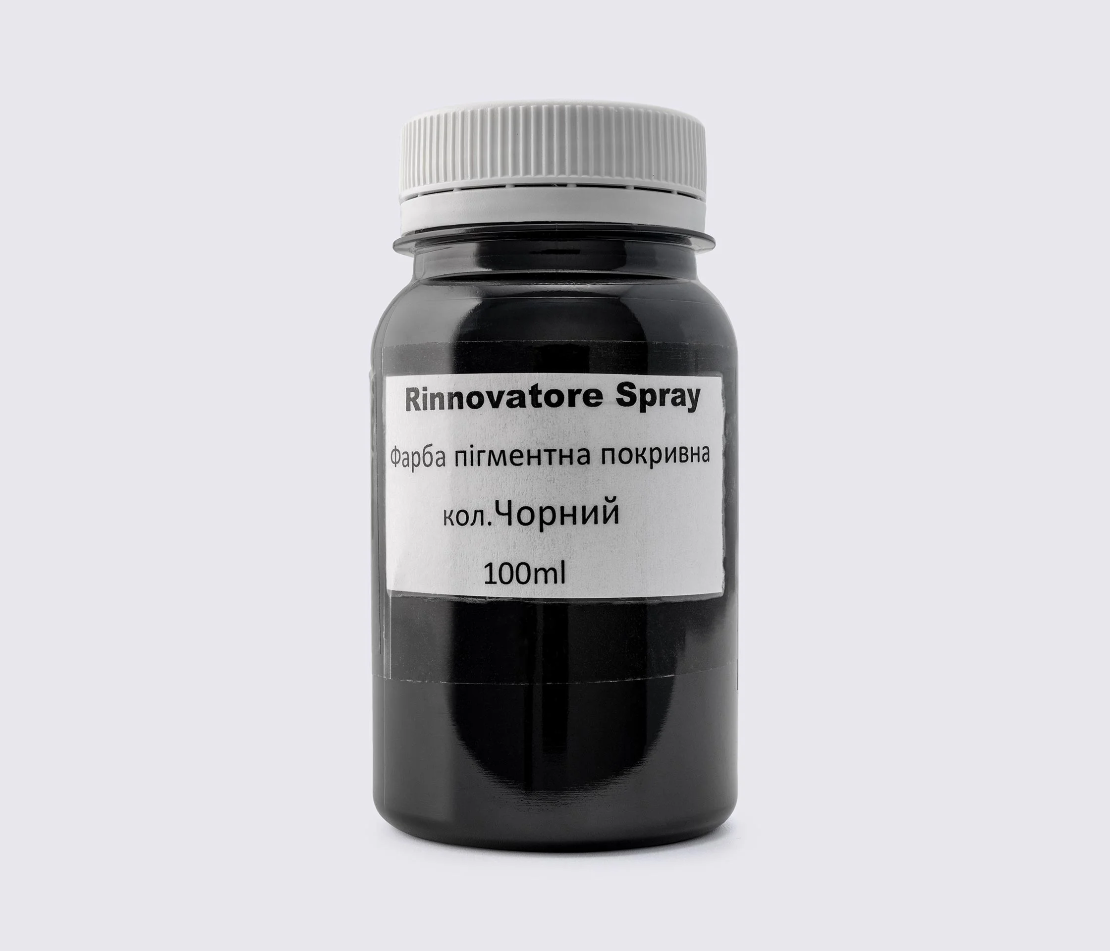 Краска пигментная покровная для кожи Rinnovatore Spray, цв. черный, 100 мл