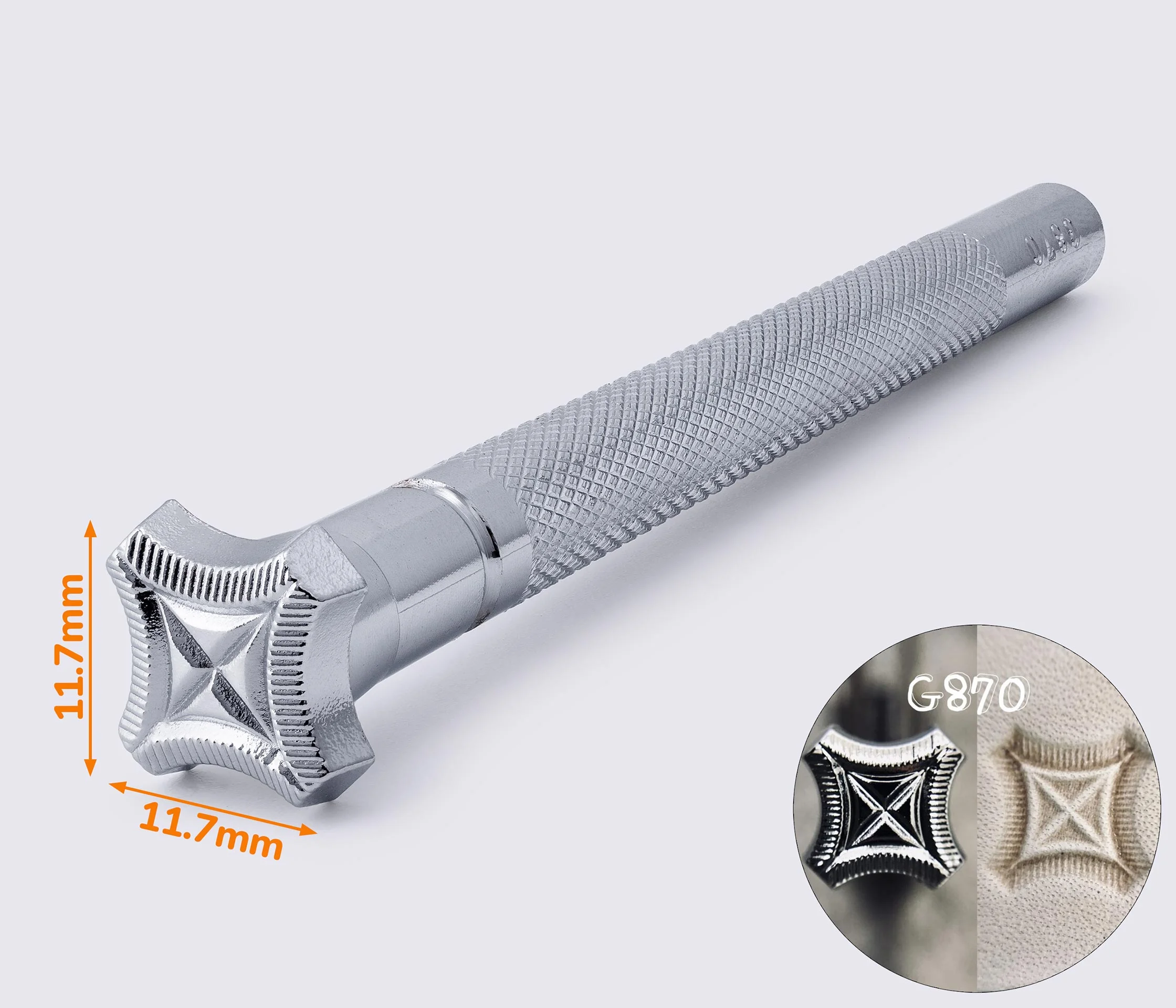 OKA-G870 Штамп для тиснення по шкірі