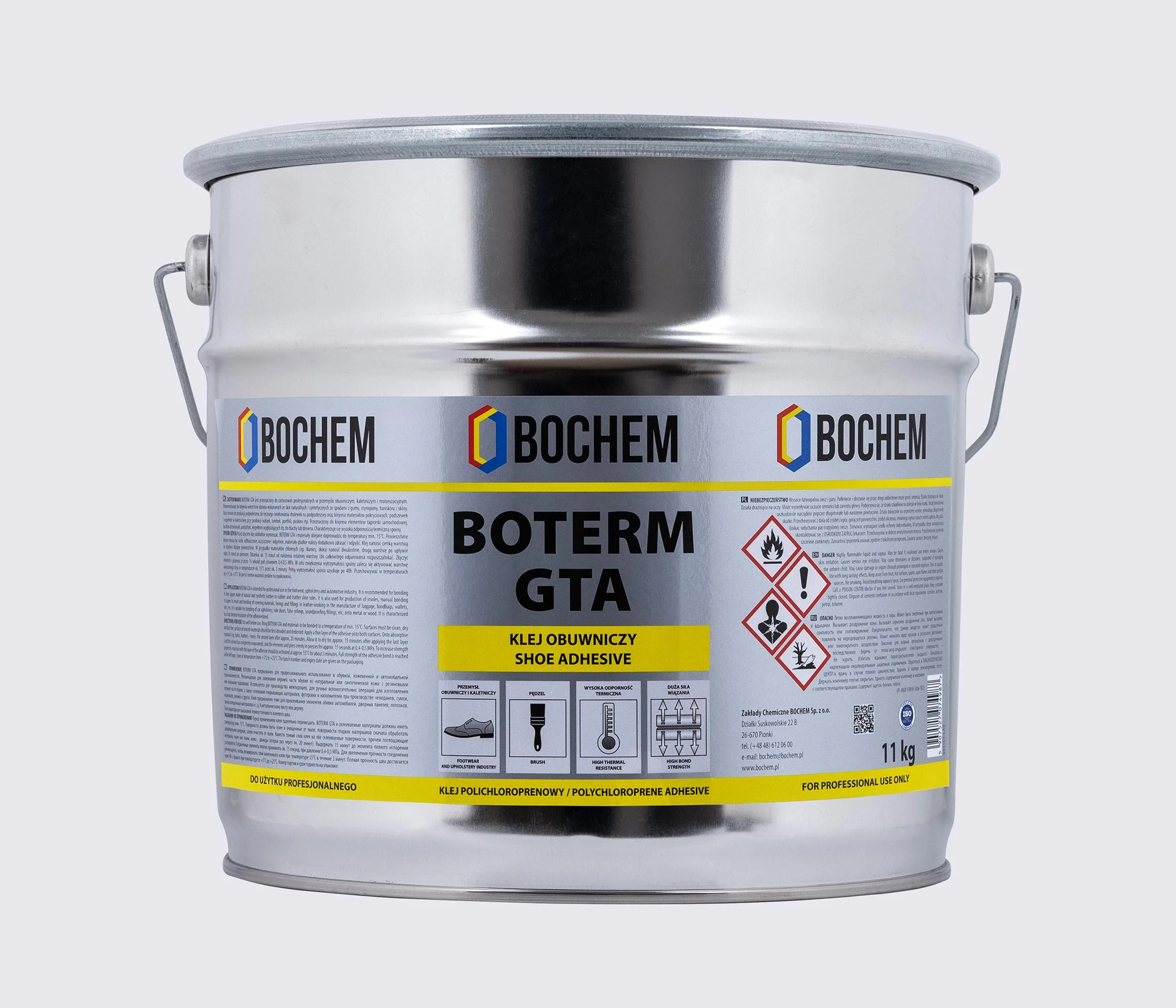 Клей для взуття наірит BOCHEM BOTERM GTA 11 кг відро