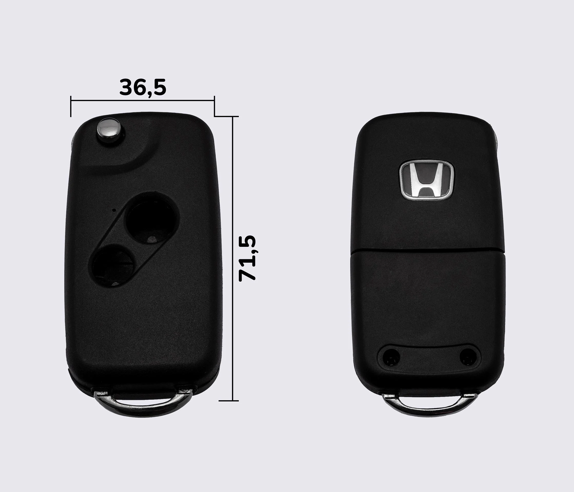 HONDA 2 кнопки заготовка викидного ключа (корпус)