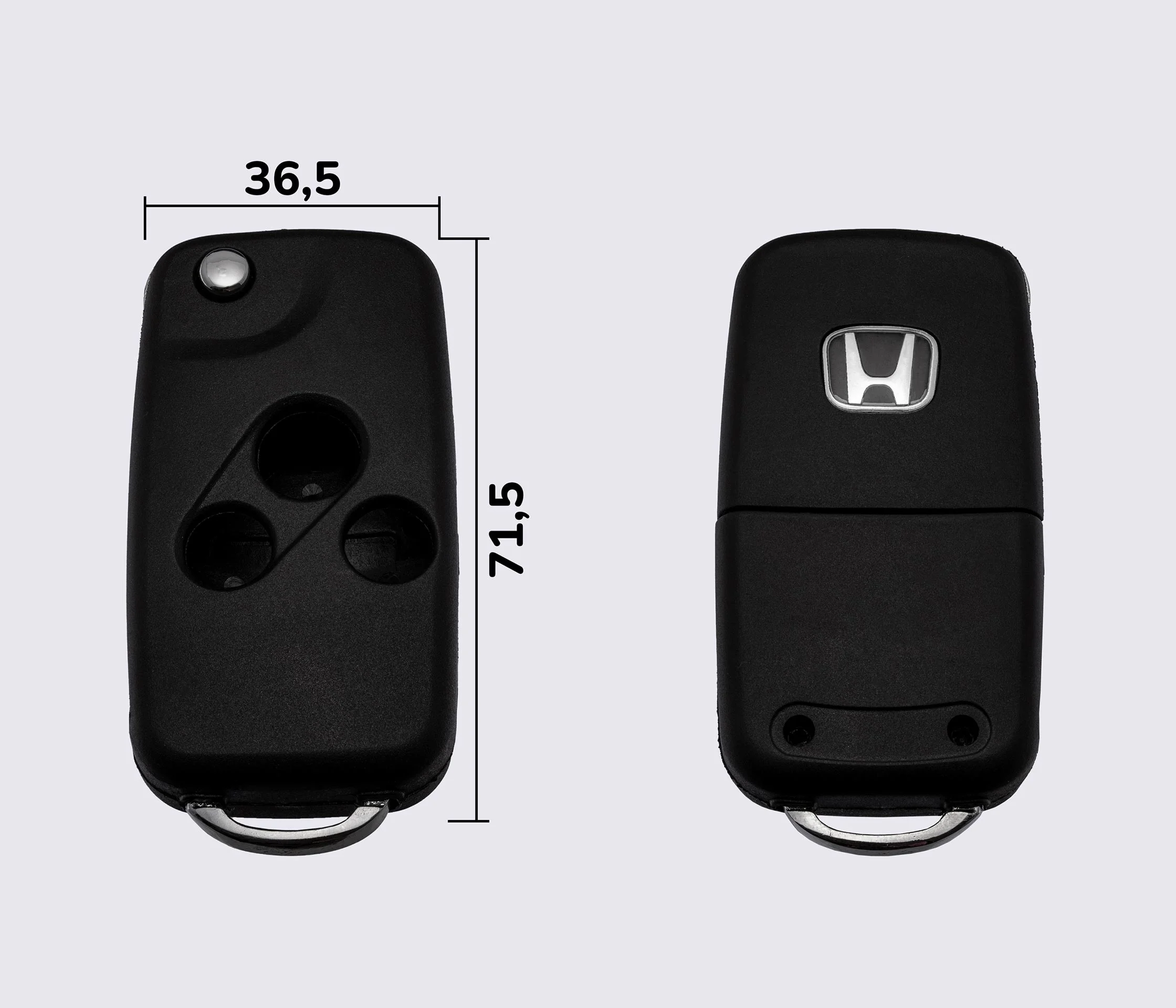 HONDA 3 кнопки заготовка викидного ключа (корпус)