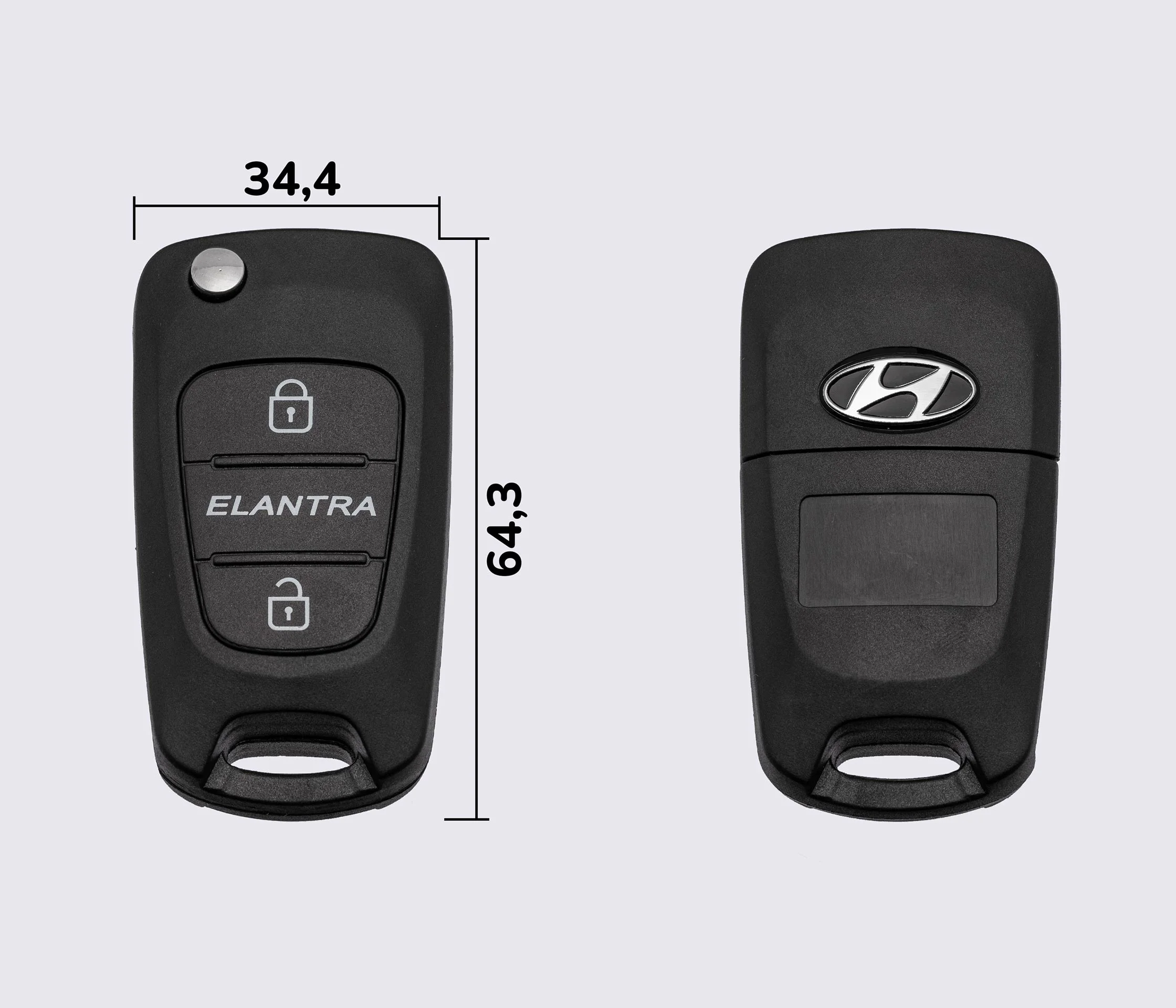 HYUNDAI ELANTRA 2 кнопки заготовка викидного ключа (корпус)