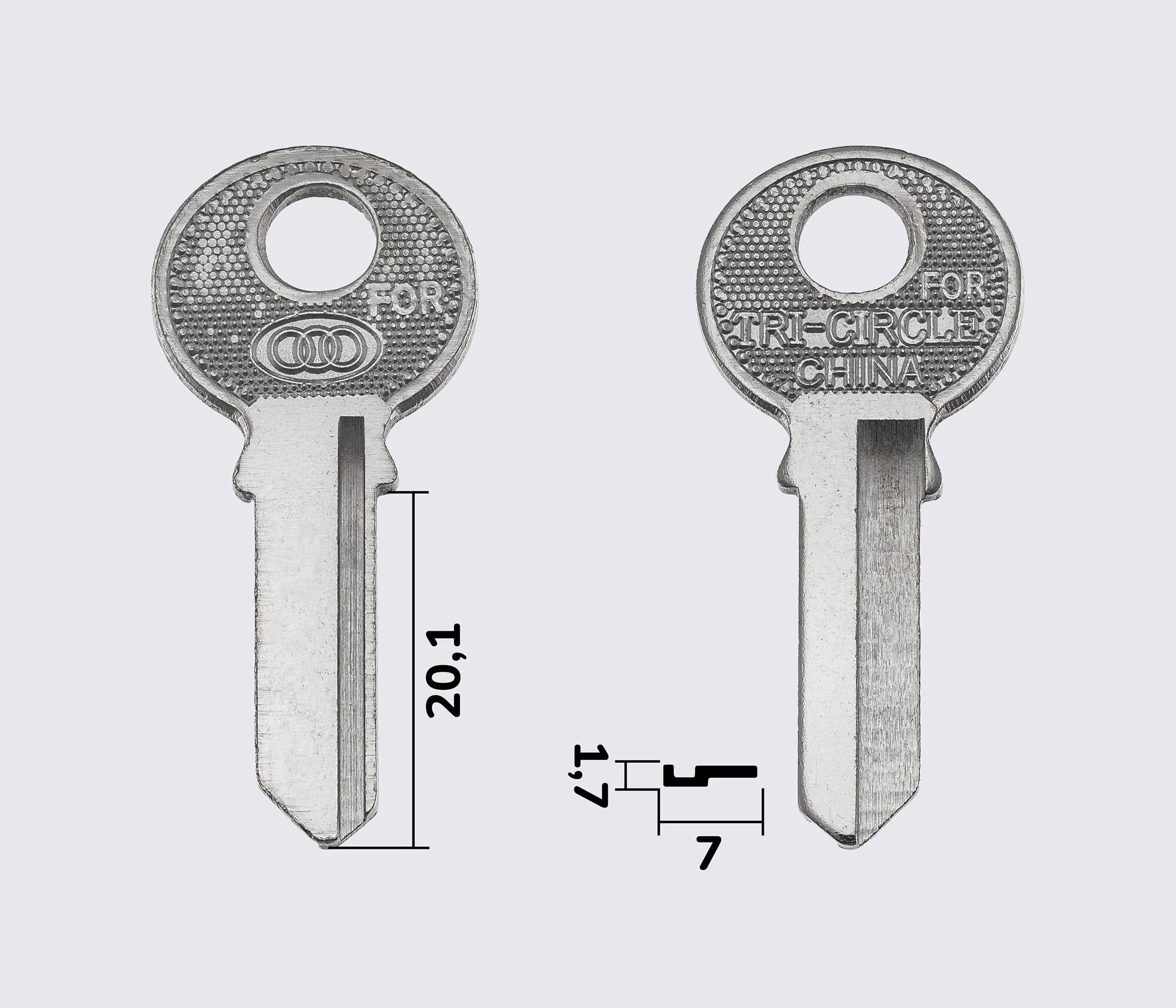 Заготовка ключів 5BB (Xianpai)