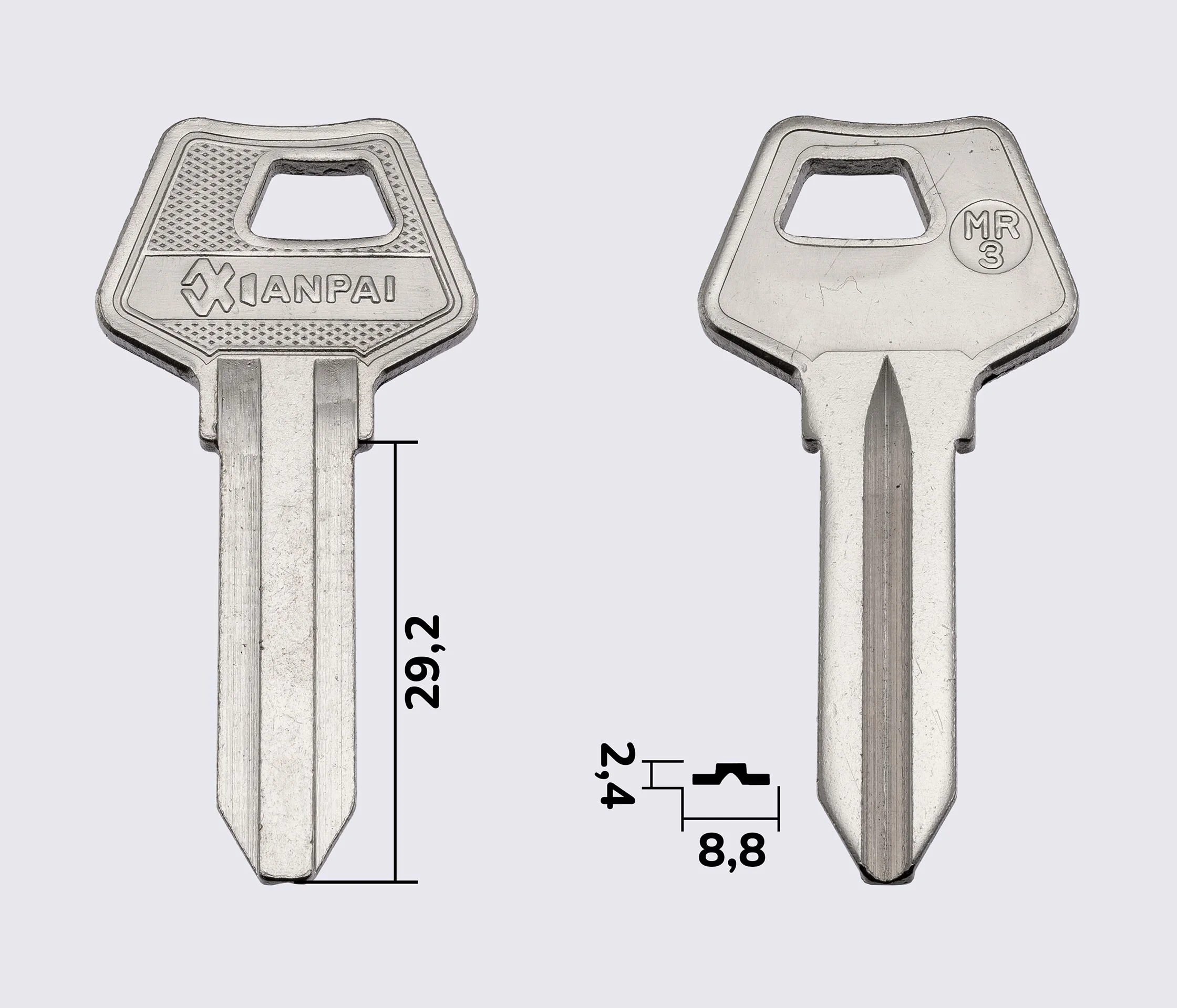 Заготовка ключів MR-3 (Xianpai)