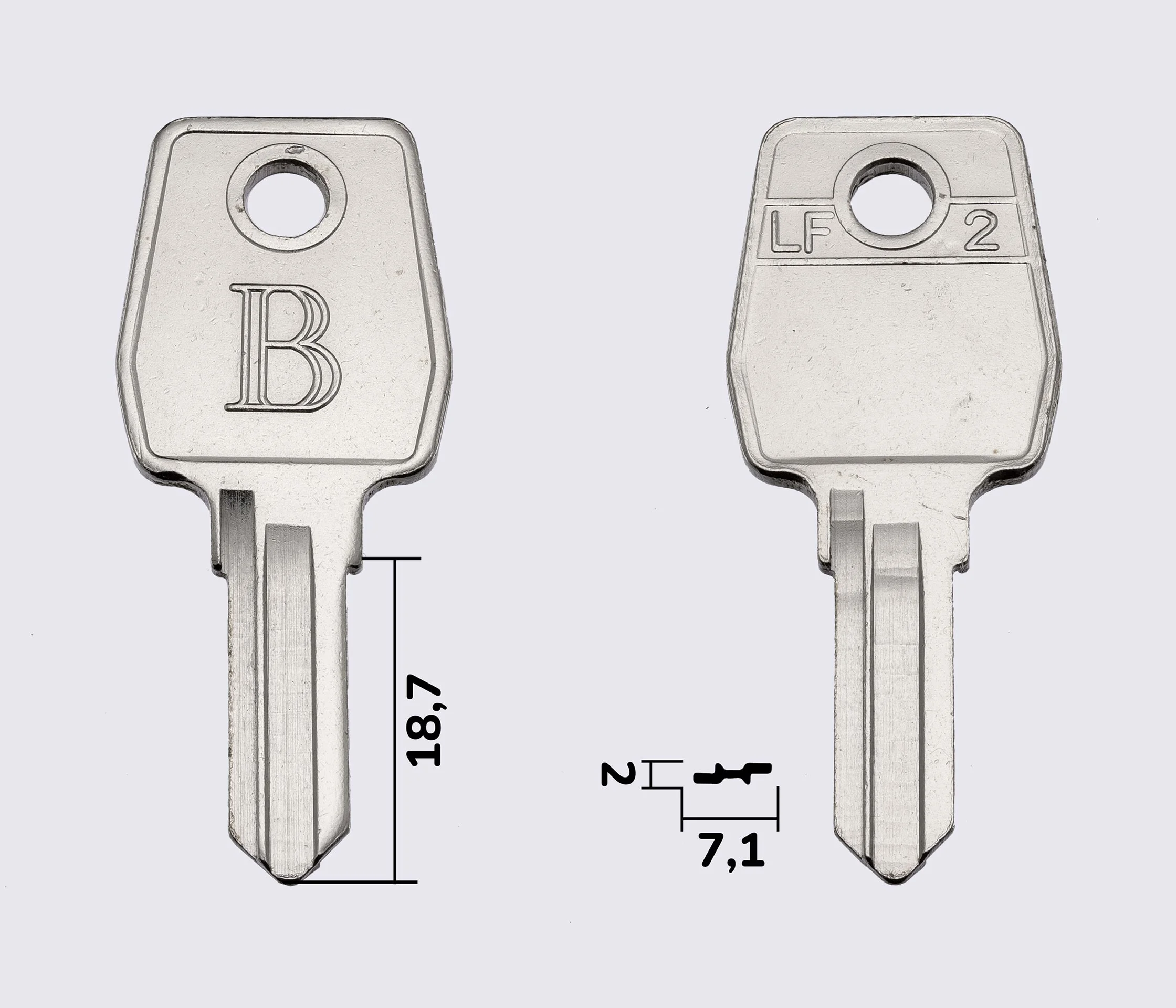 Заготовка ключів LF2 (Xianpai)