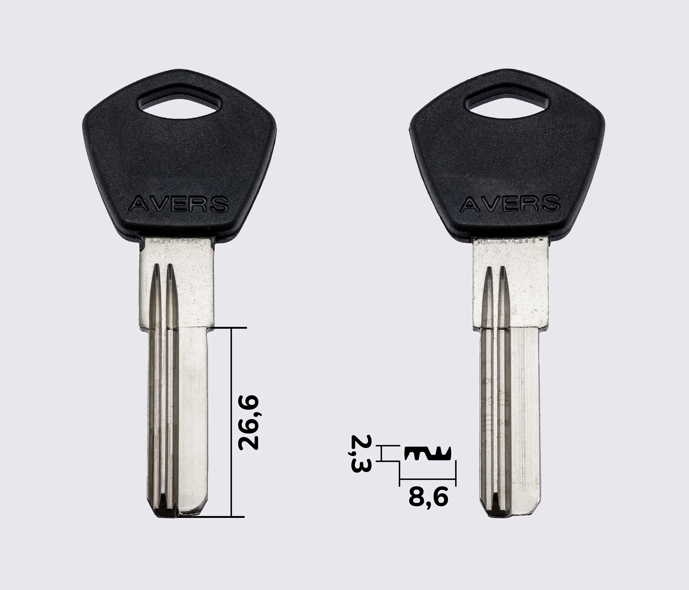 AVERS - AP1BP заготовки ключей