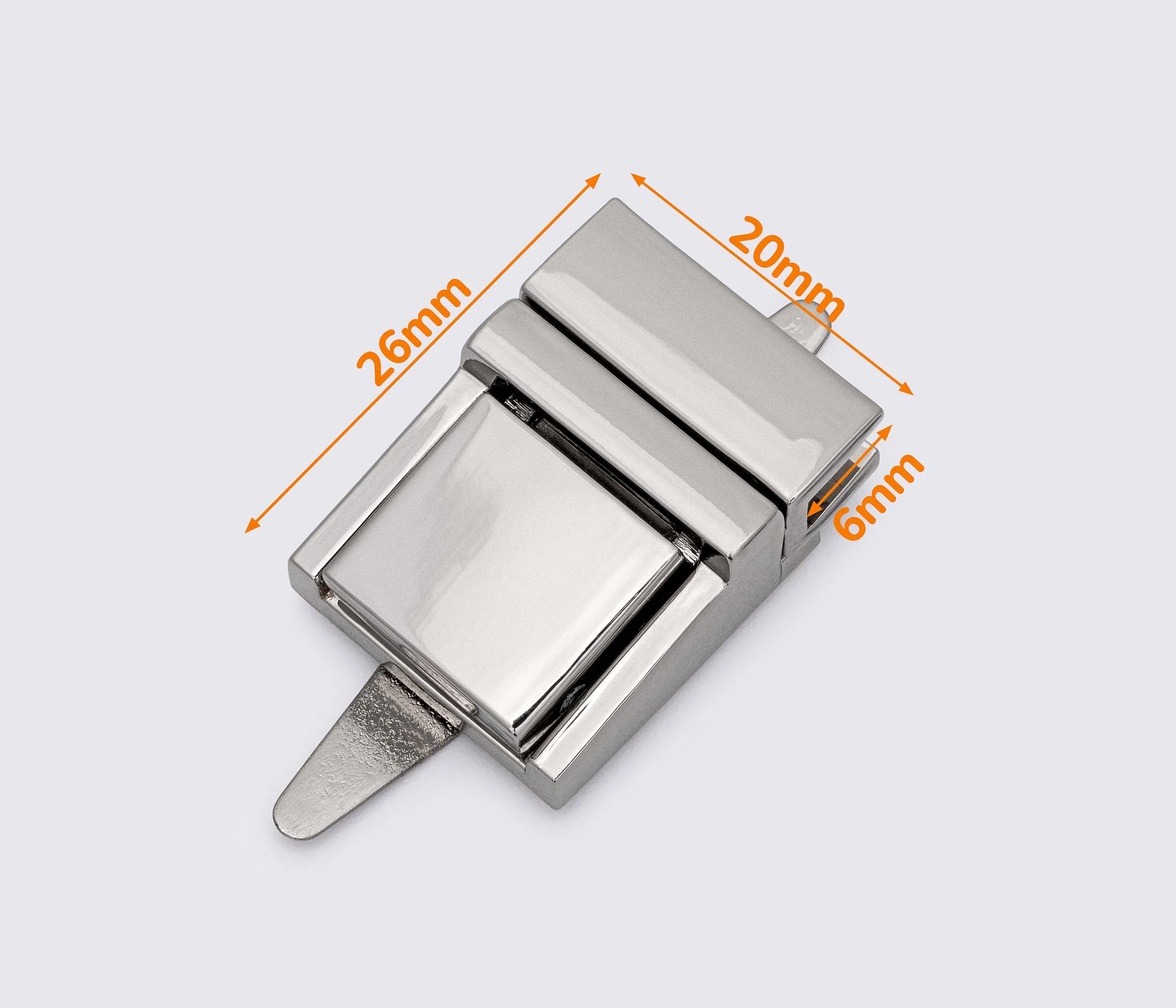 Замок для сумки 26*20мм 88-135