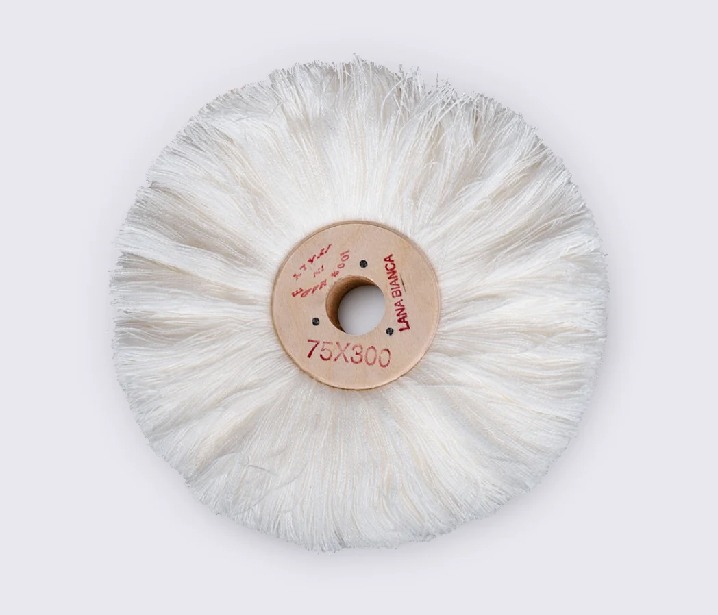 Щётка полировочная шерстяная IEXI White Wool 75x300 на СОМ