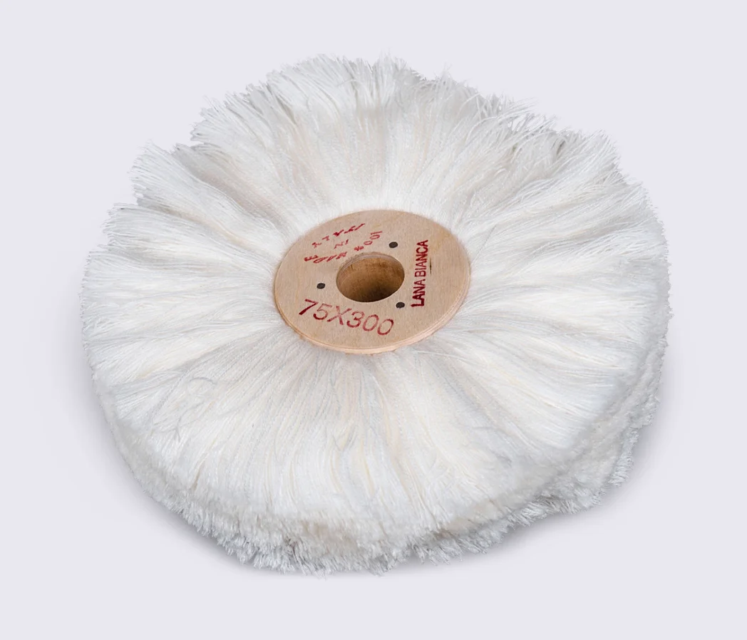 Щётка полировочная шерстяная IEXI White Wool 75x300 на СОМ