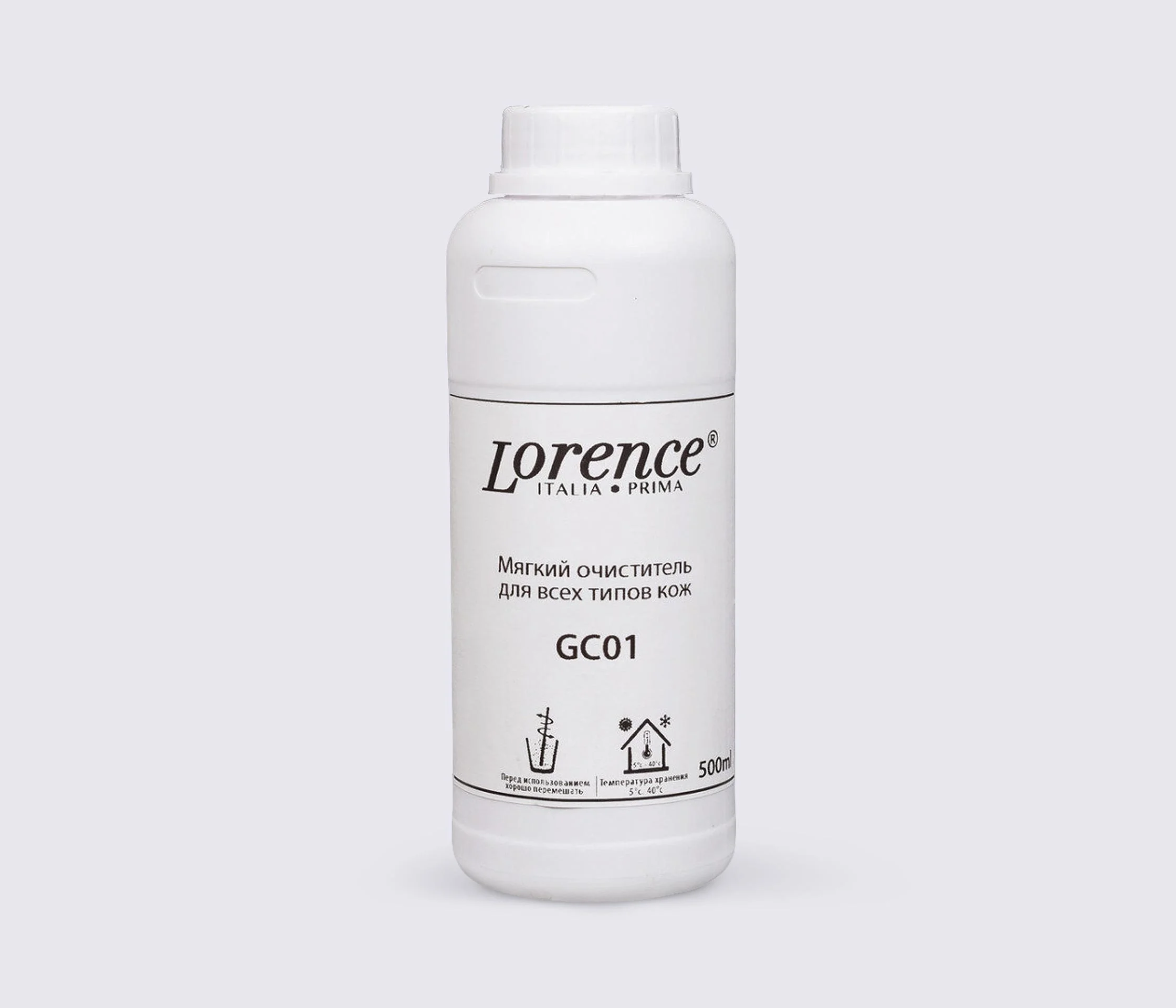 Мягкий очиститель для всех типов кож 500мл - GC01 (Lorence)