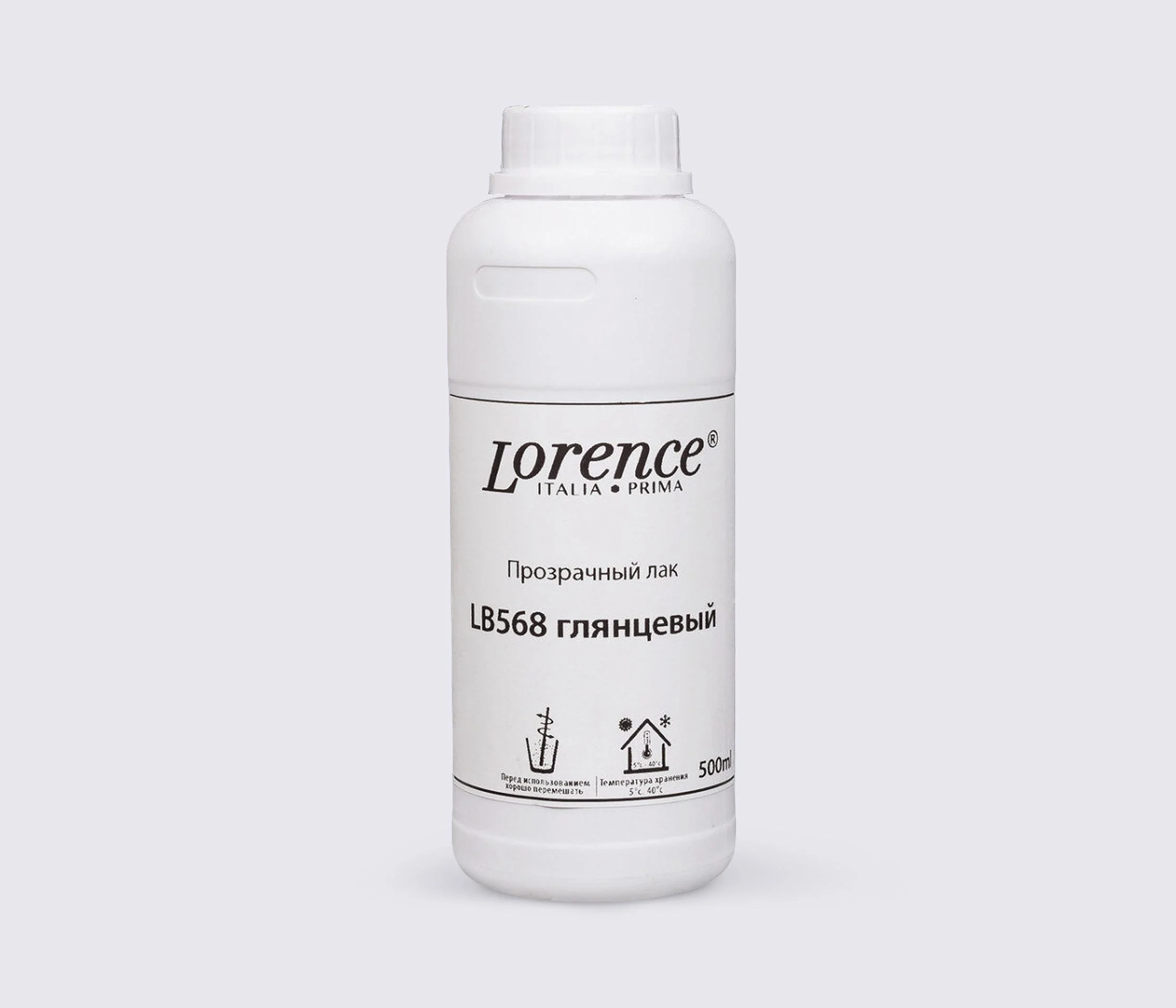 Прозрачный лак глянцевый LB568 - Lorence 500мл