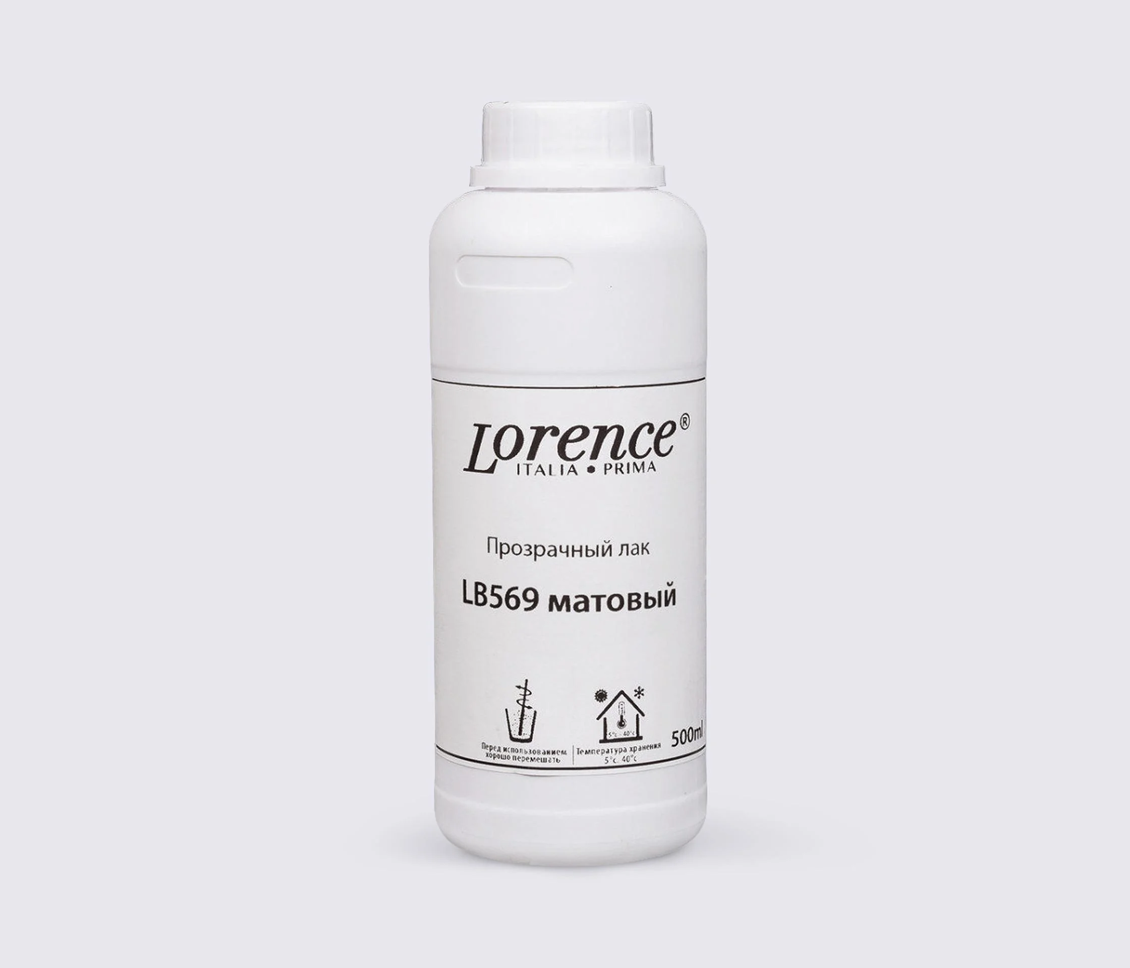 Прозрачный лак матовый LB569 - Lorence 500мл