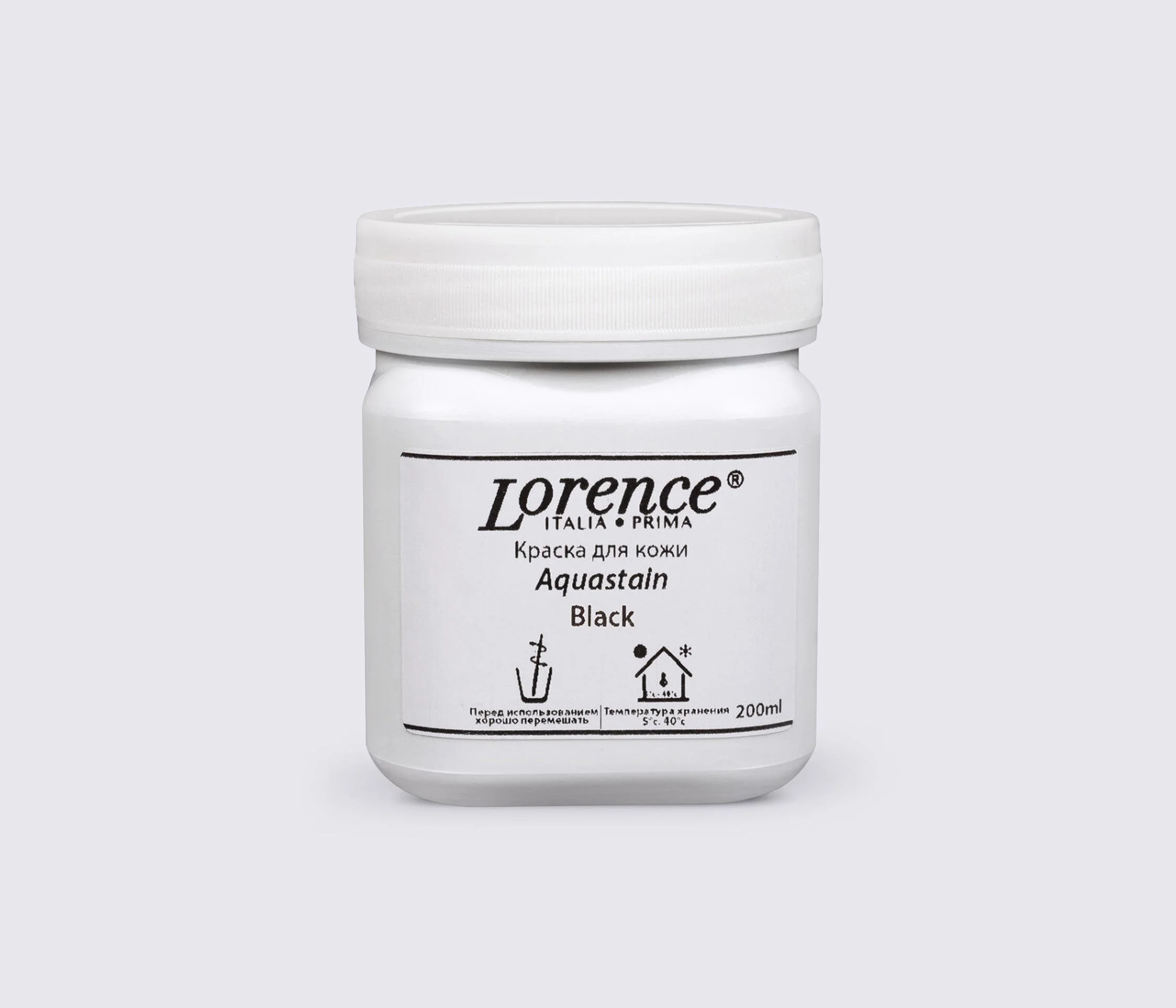 Краска для гладкой кожи Aquastain (Lorence) 200мл