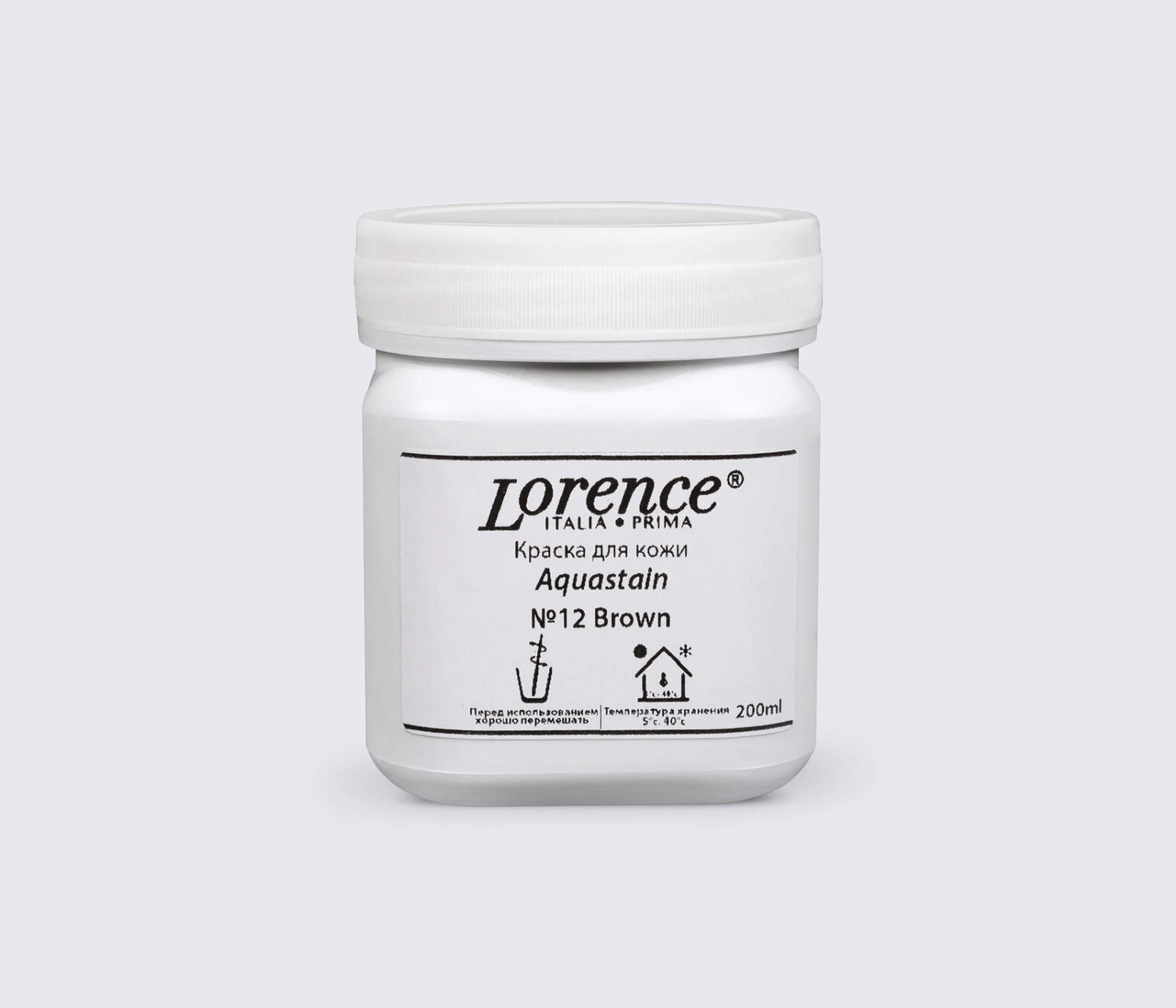 Краска для гладкой кожи Aquastain (Lorence) 200мл