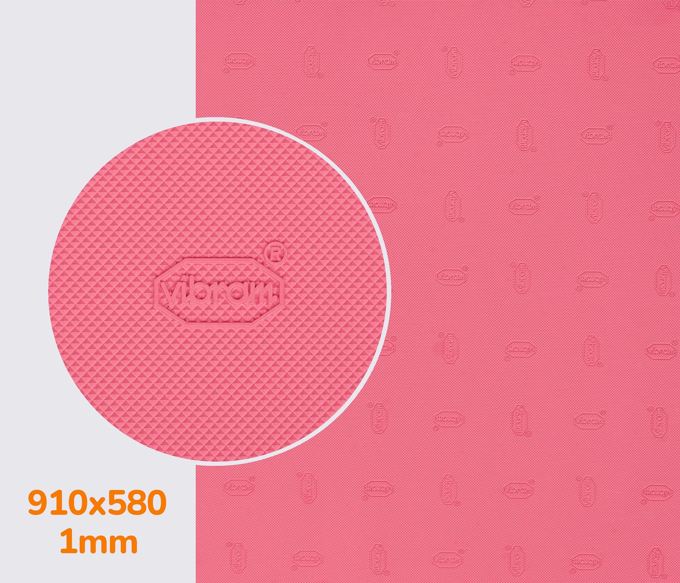 TEQUILGEMMA (7373), цв.розовый (99), т. 1.0мм профилактика Vibram